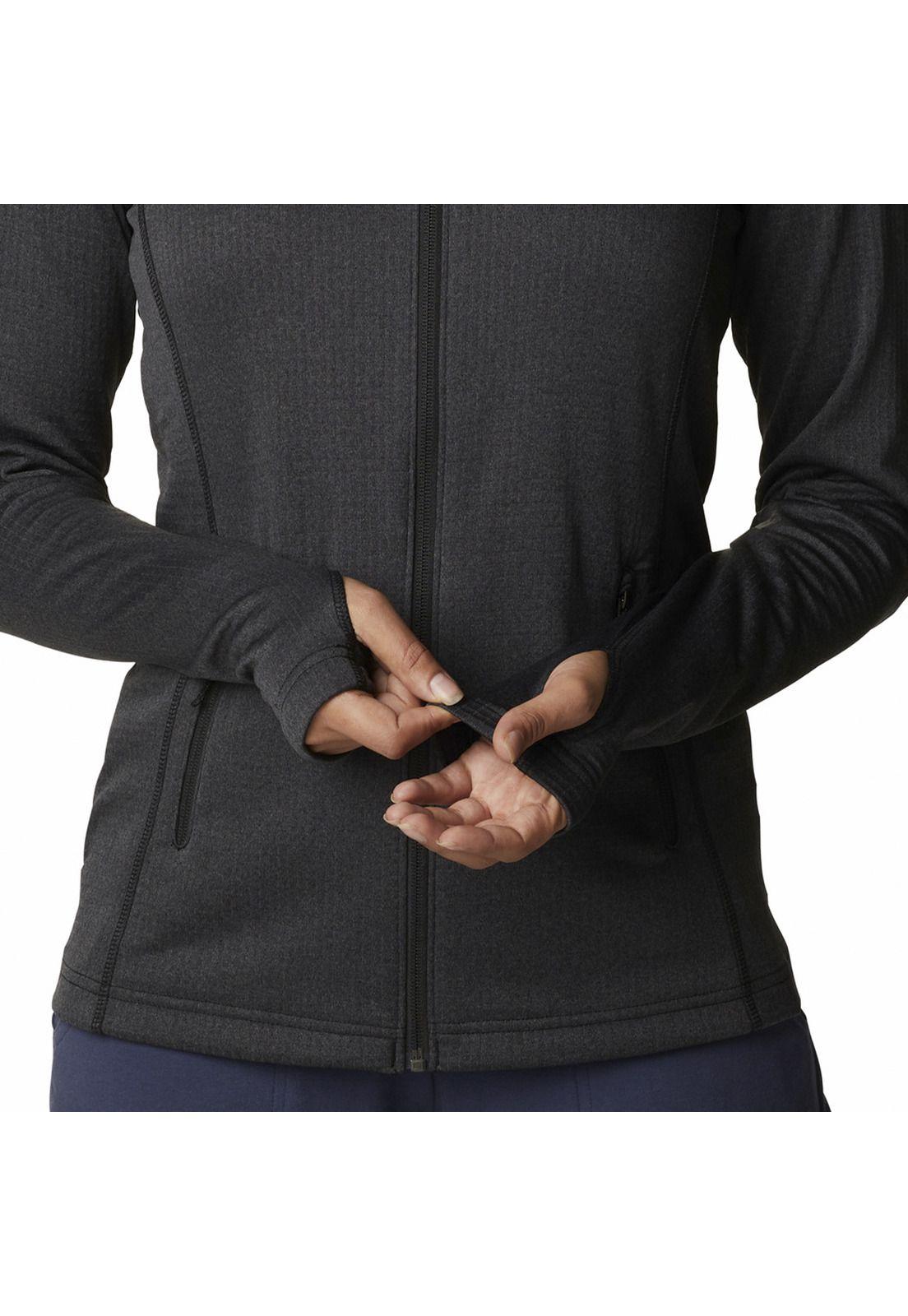 Polar Mujer Park View Grid Full Zip Negro-5