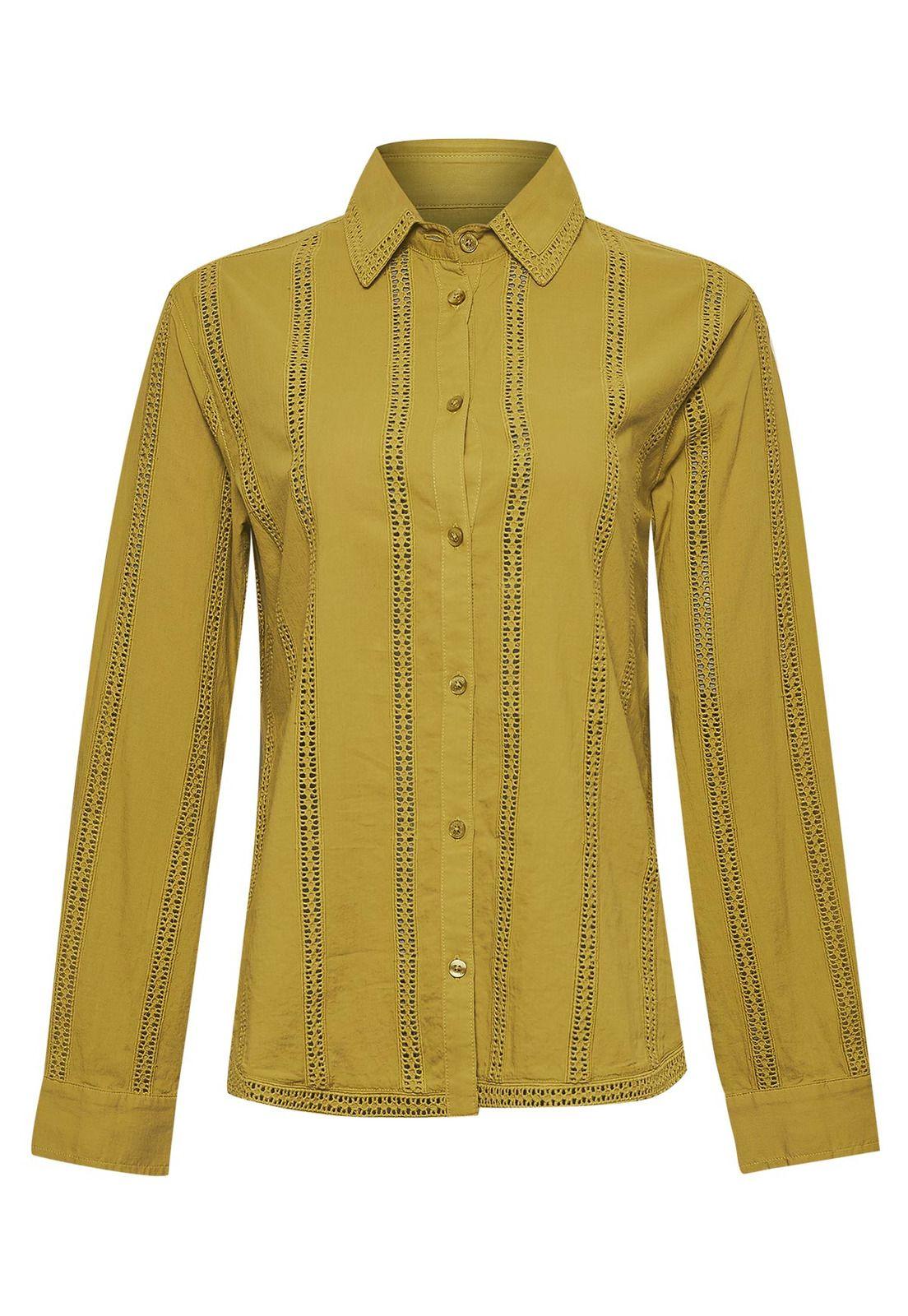 Blusa Algodón Orgánico Mujer Zambor Verde -0