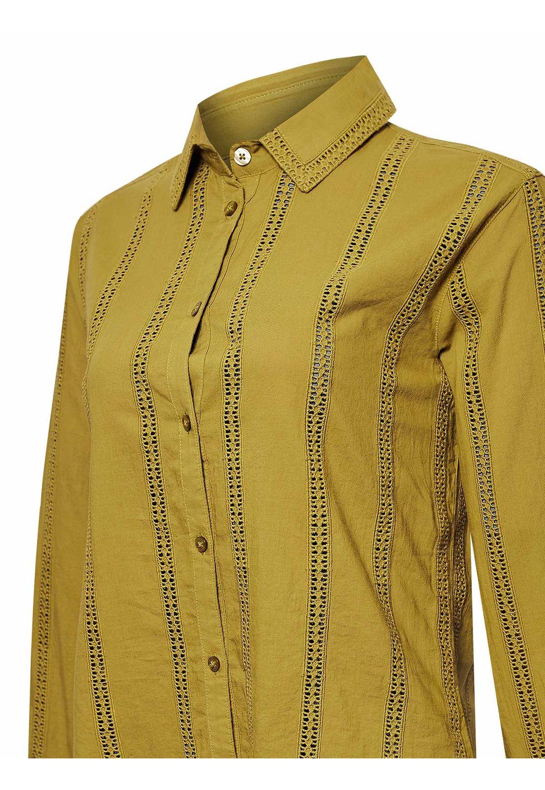 Blusa Algodón Orgánico Mujer Zambor Verde -3