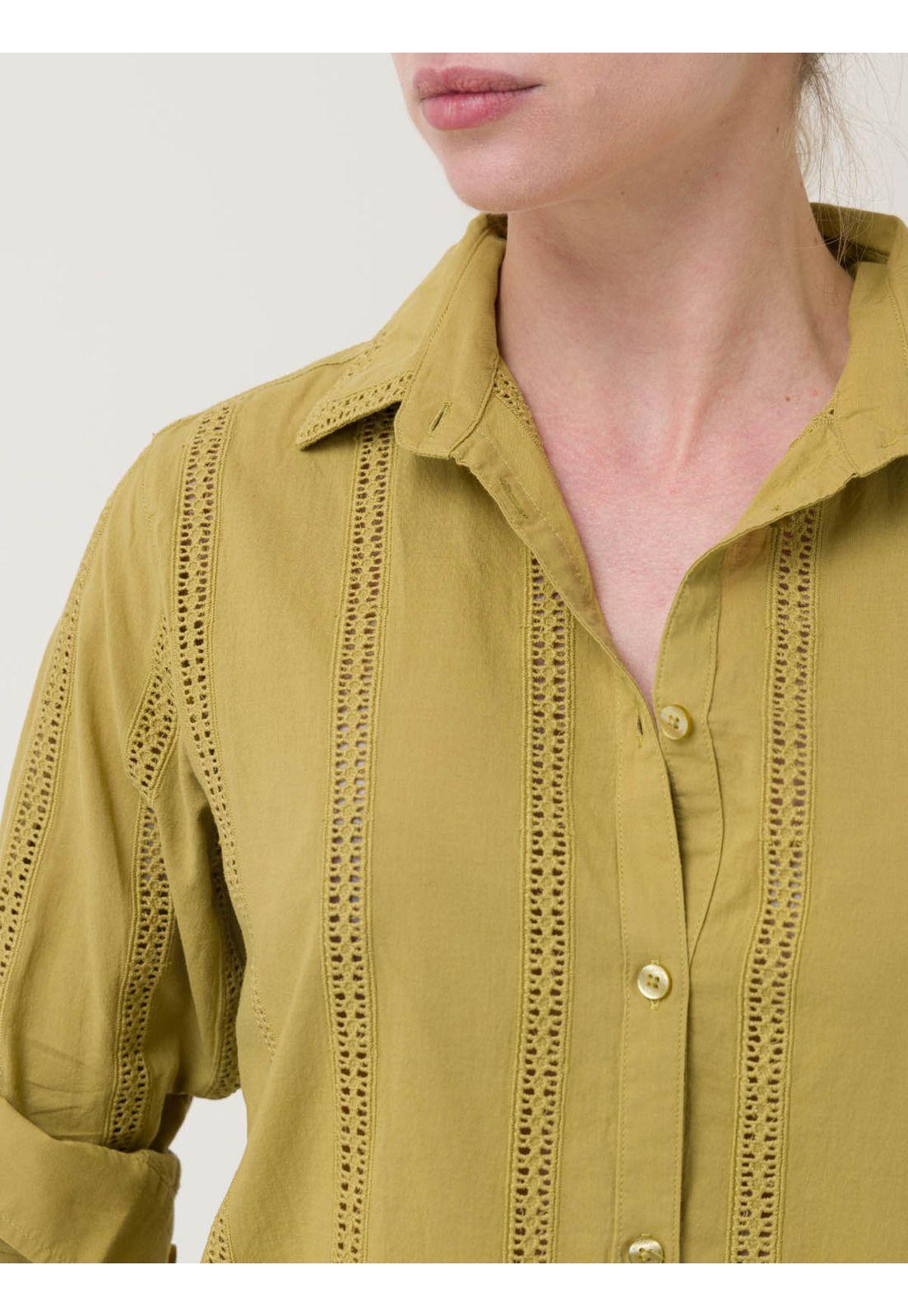 Blusa Algodón Orgánico Mujer Zambor Verde -6