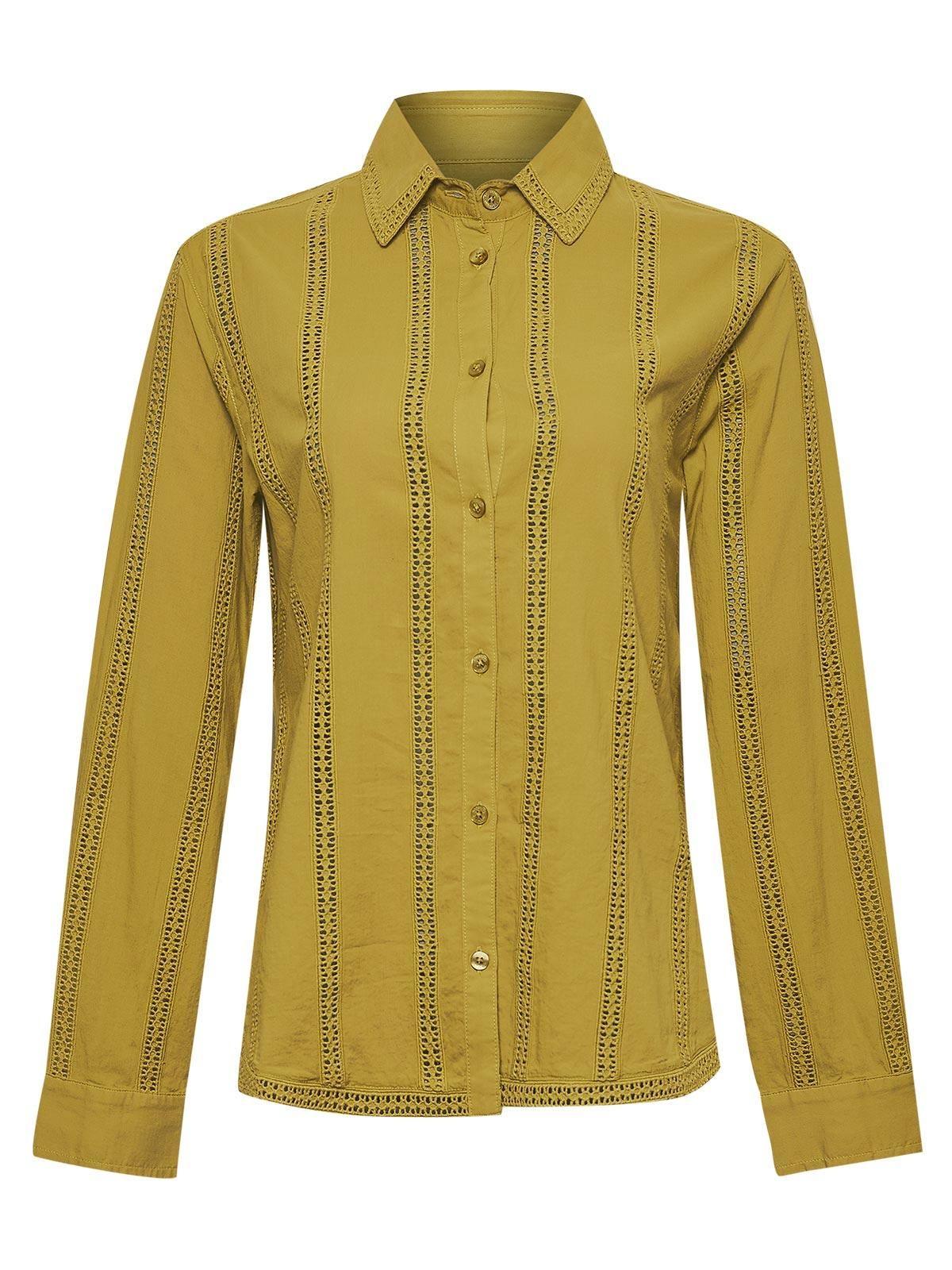 Blusa Algodón Orgánico Mujer Zambor Verde -0