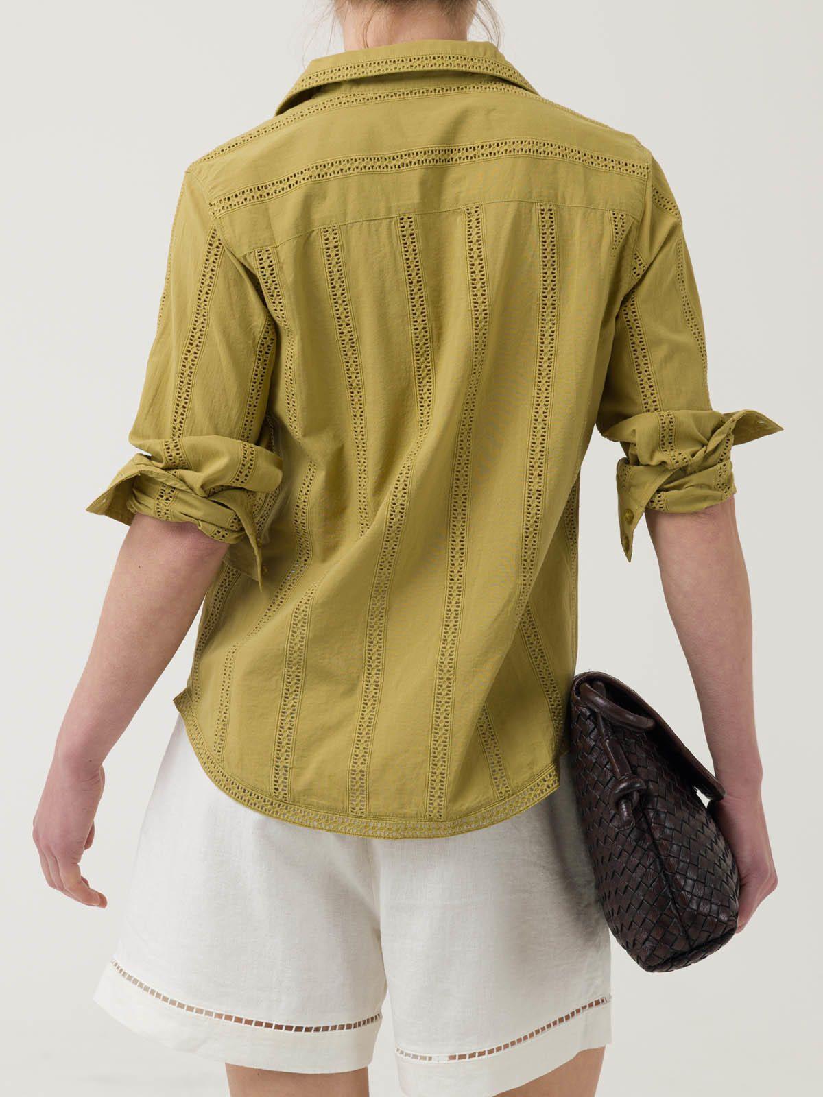 Blusa Algodón Orgánico Mujer Zambor Verde -5