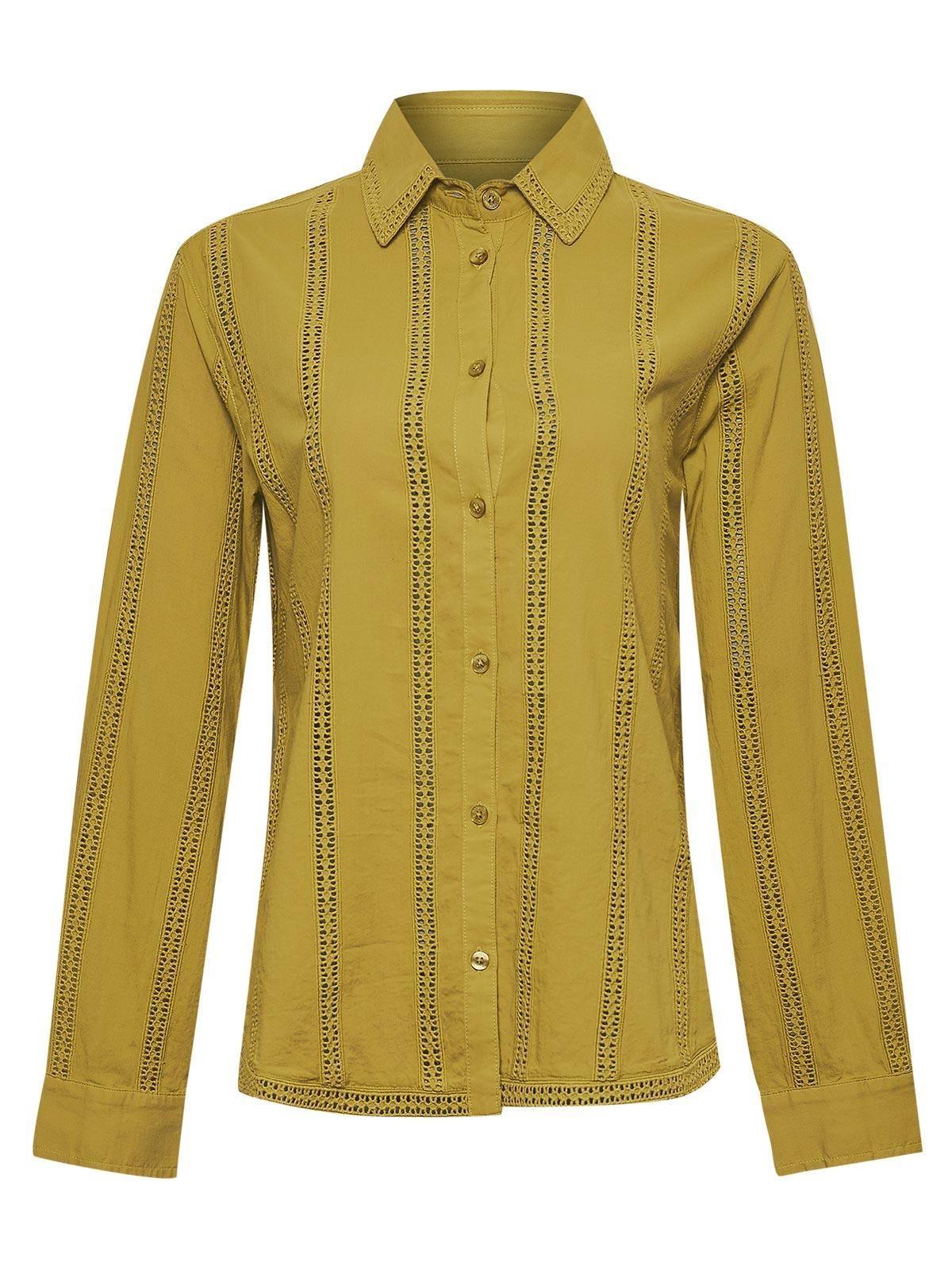 Blusa Algodón Orgánico Mujer Zambor Verde -0