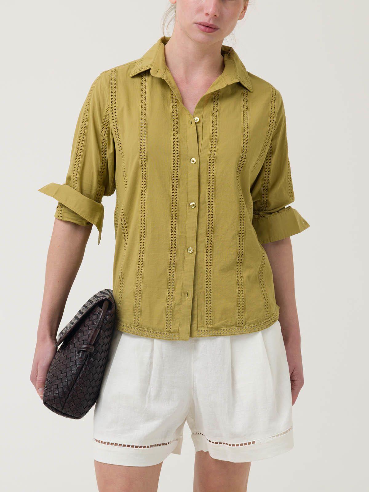 Blusa Algodón Orgánico Mujer Zambor Verde -4