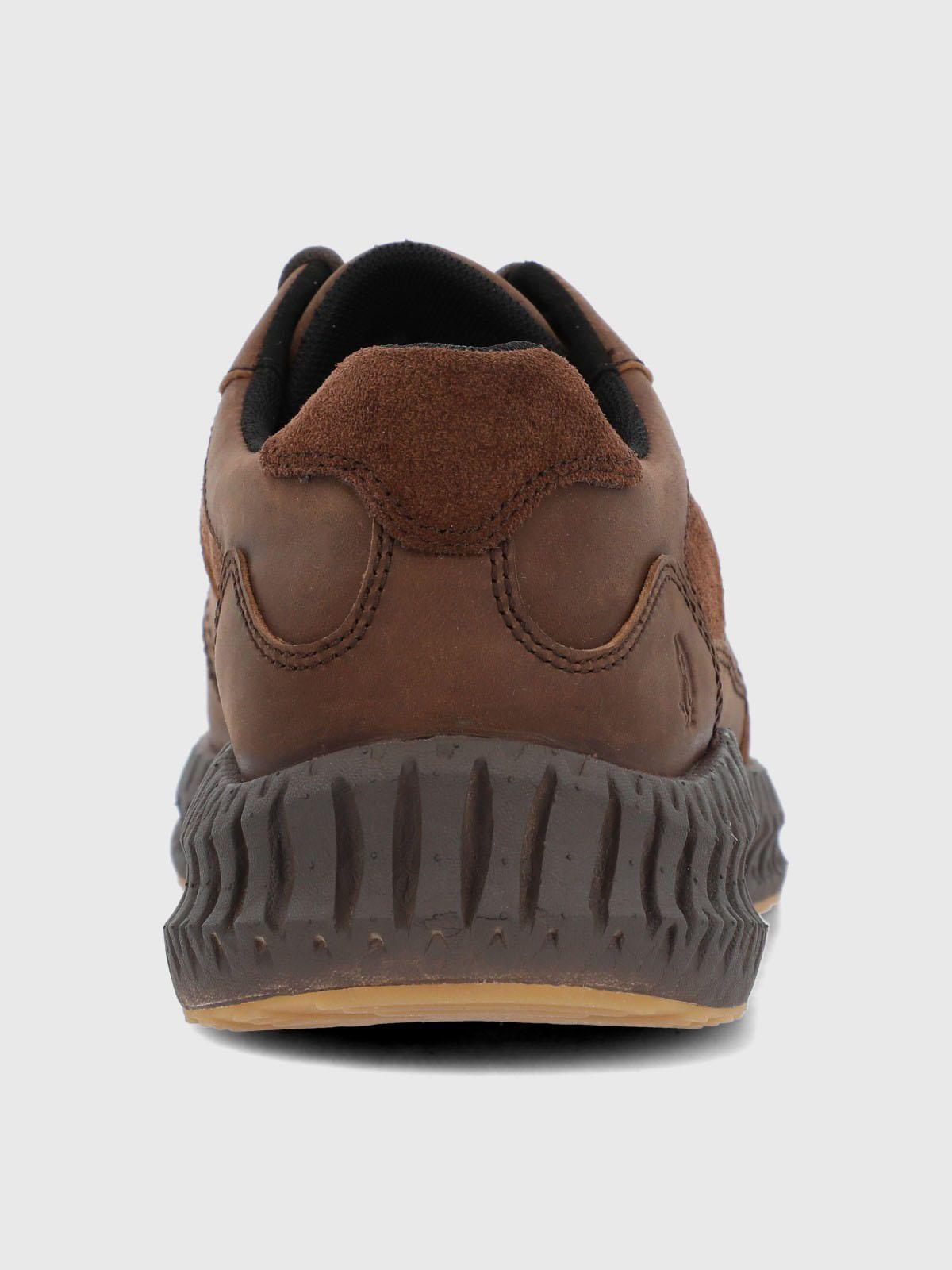 Zapatilla Cuero Hombre Spinal Brio Café-6