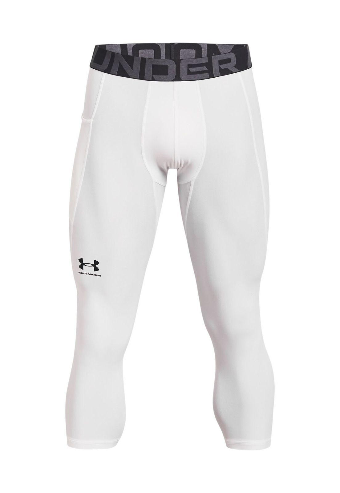 Leggings HeatGear® ¾ para hombre Blanco-0