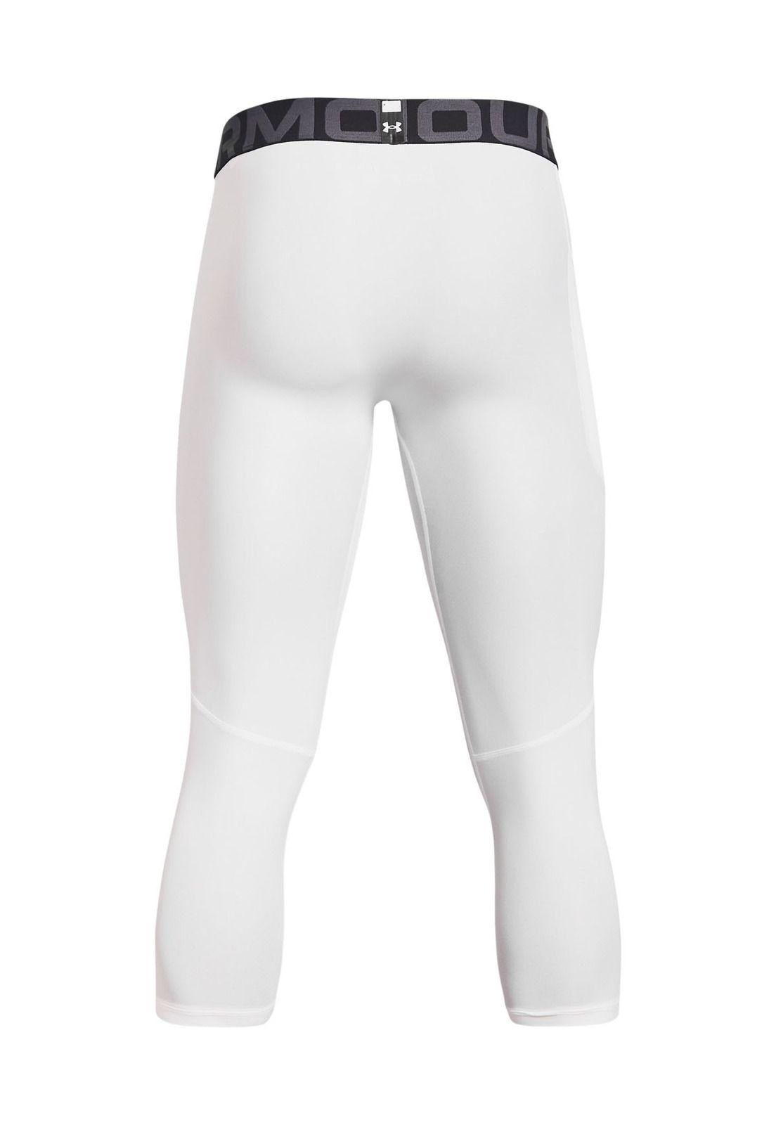 Leggings HeatGear® ¾ para hombre Blanco-1