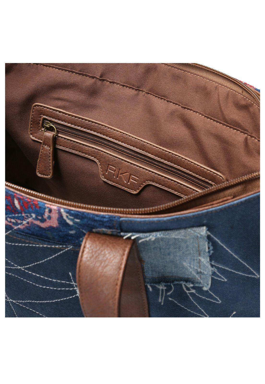 Cartera Mujer Carusso Tote Azul-4