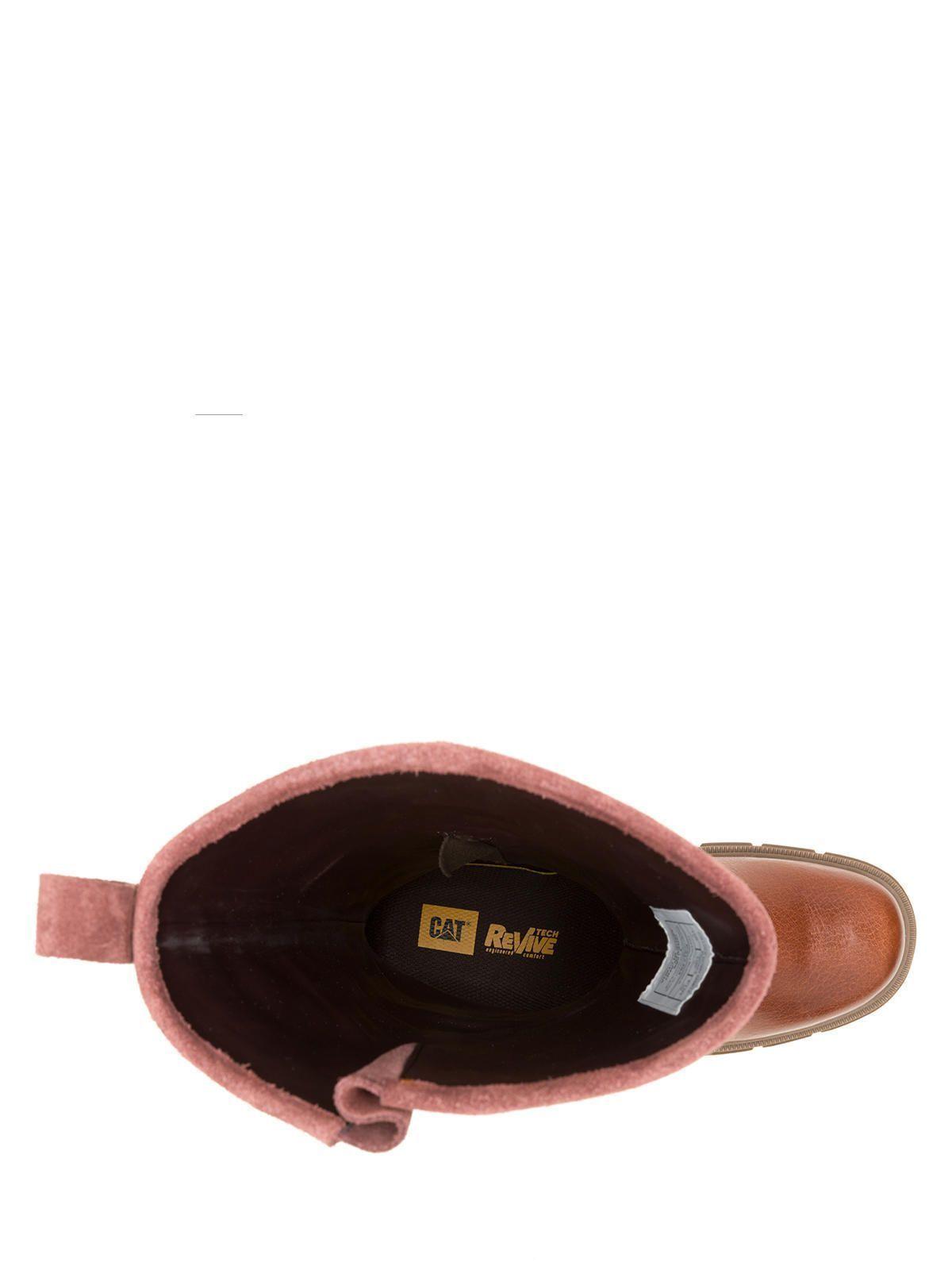 Bota Cuero Mujer Notion Buckle Café-6