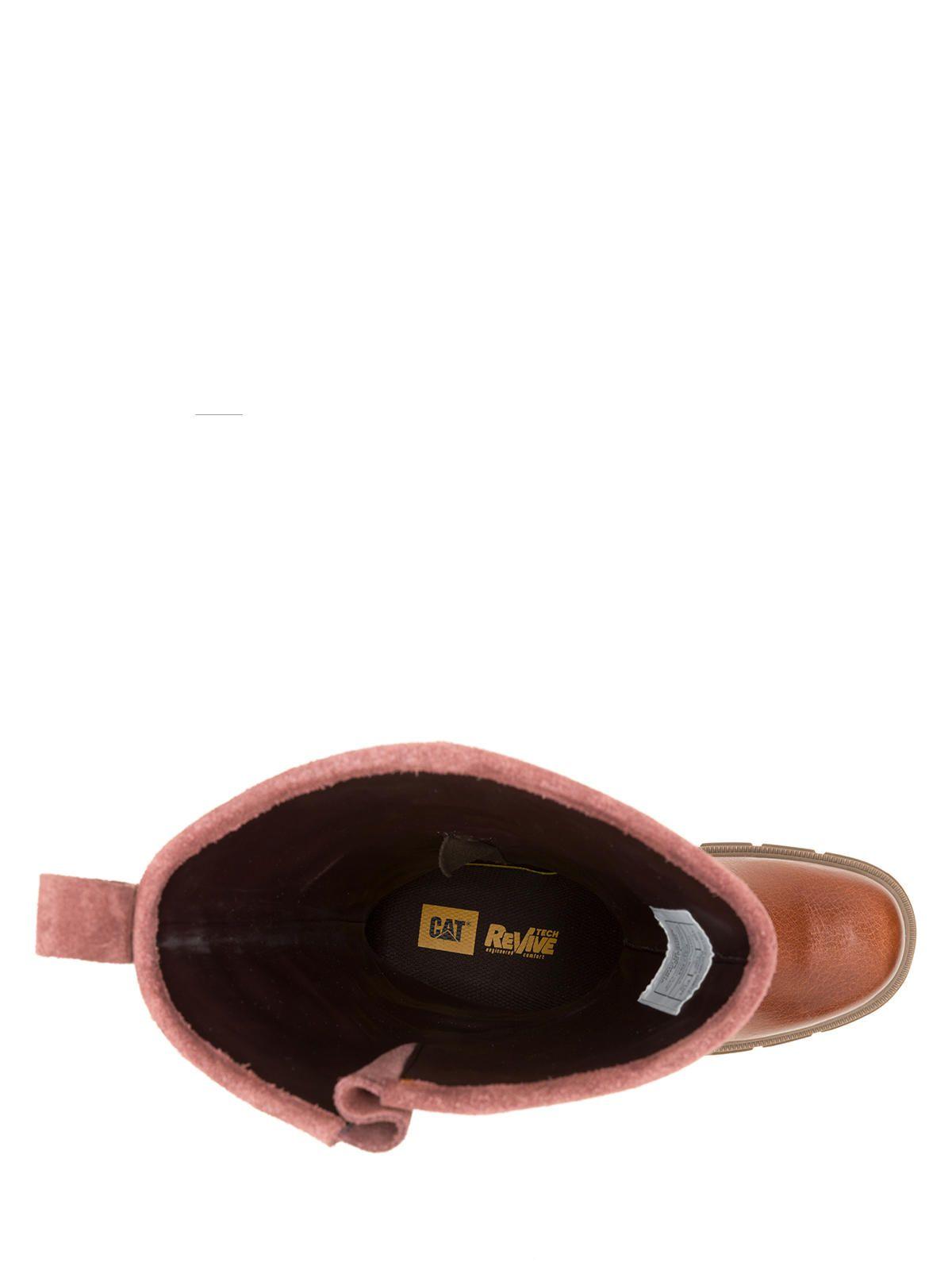 Bota Cuero Mujer Notion Buckle Café-6