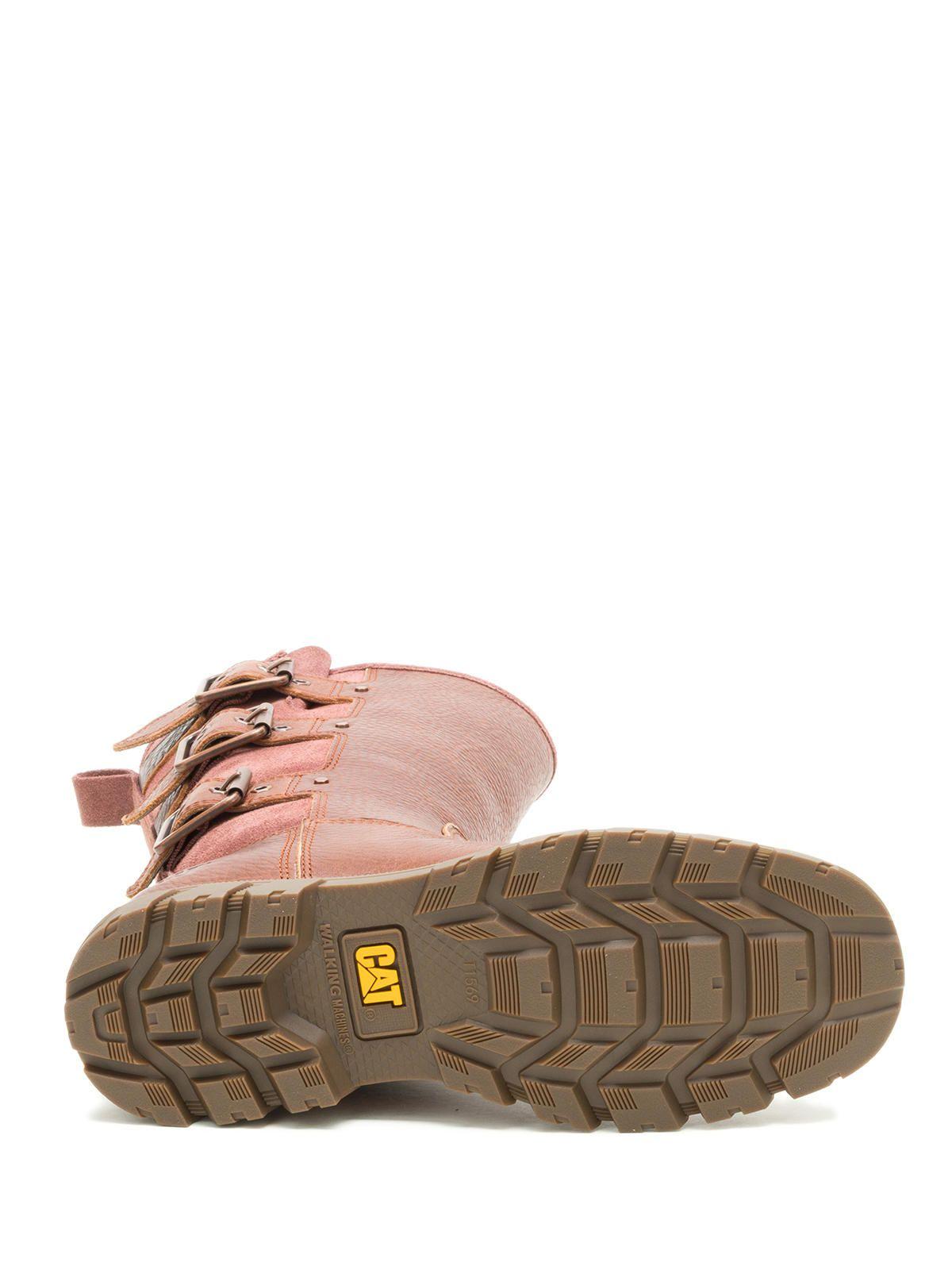 Bota Cuero Mujer Notion Buckle Café-7