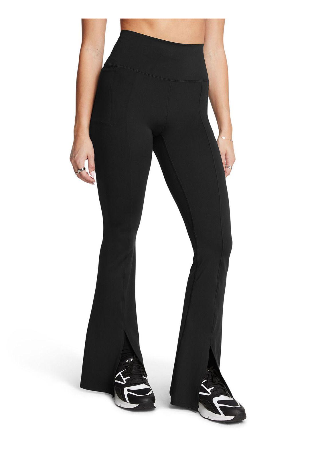 Pantalón Ua Meridian Kick Flare Negro Para Mujer-3
