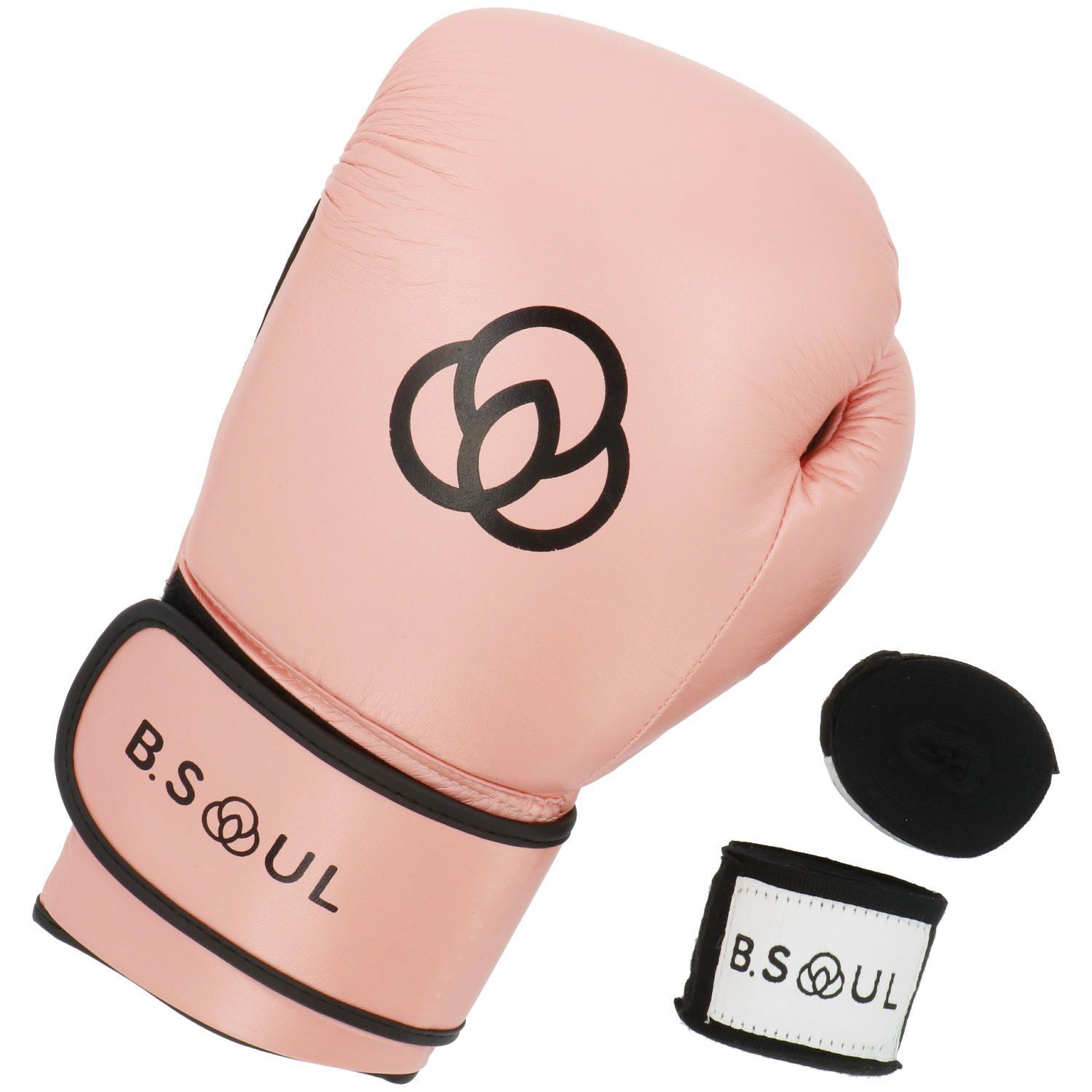 Guante Box + Venda Rosado-2