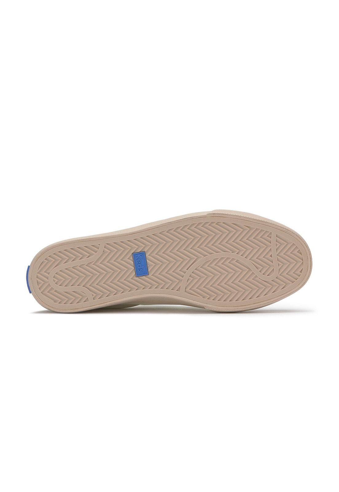 Zapatilla Cuero Mujer Jump Kick Crema-7