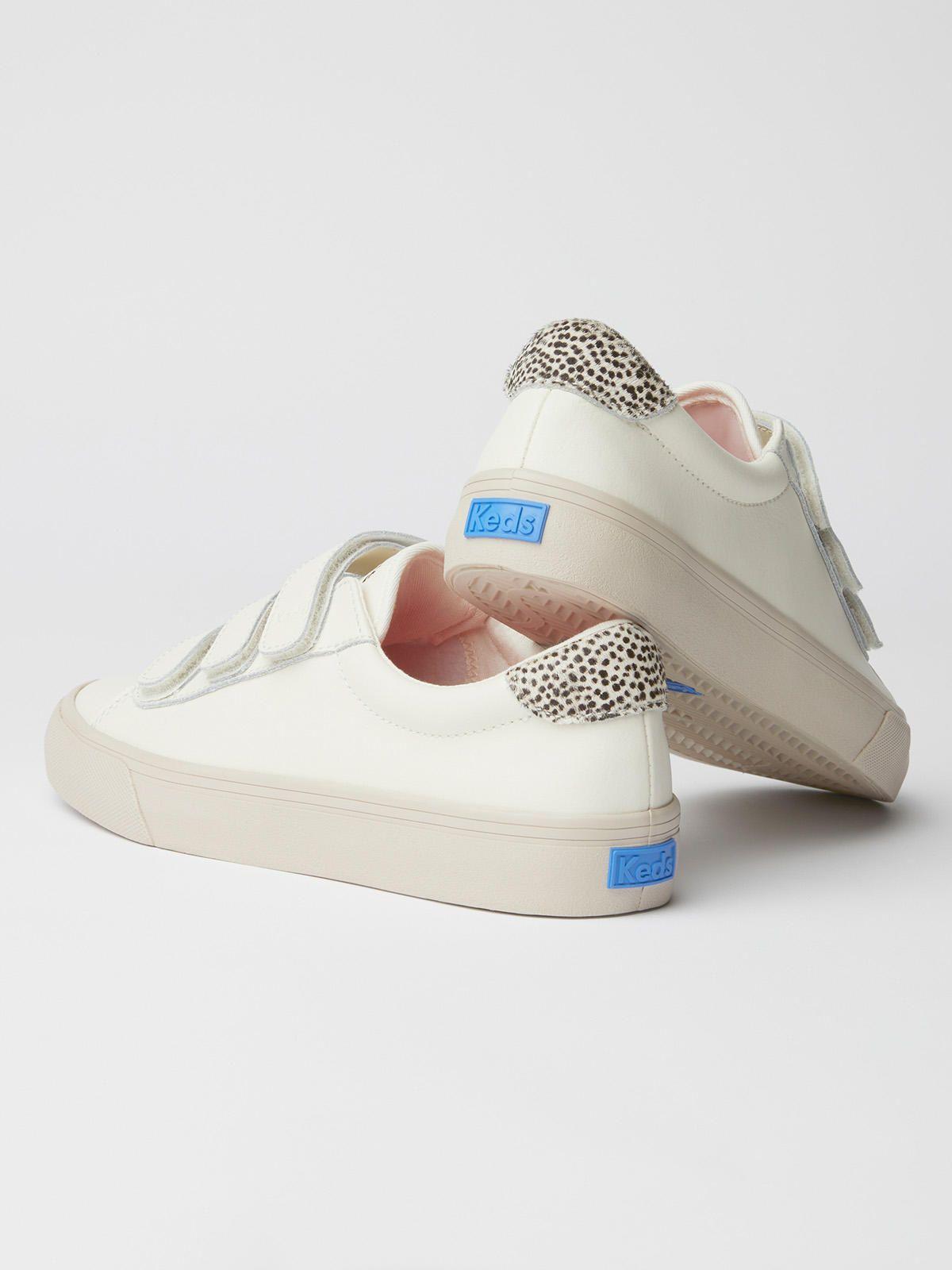 Zapatilla Cuero Mujer Jump Kick Crema-5