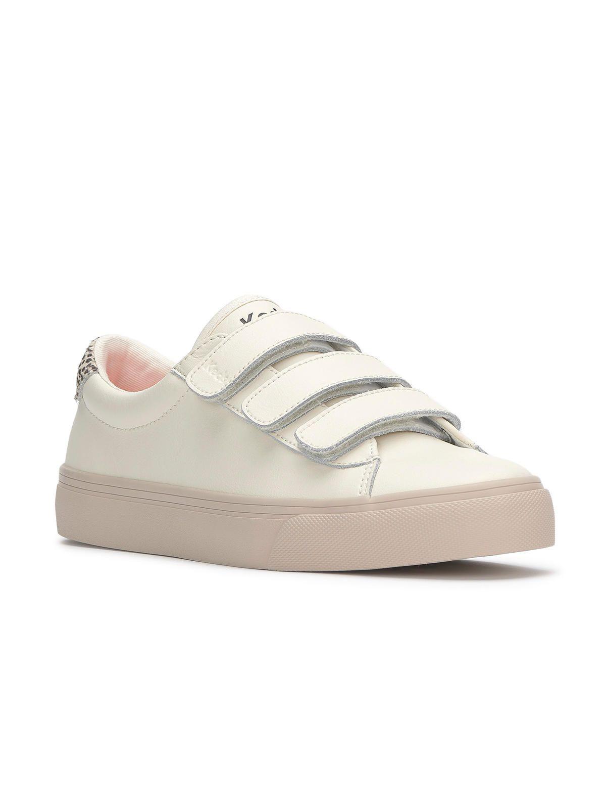 Zapatilla Cuero Mujer Jump Kick Crema-1
