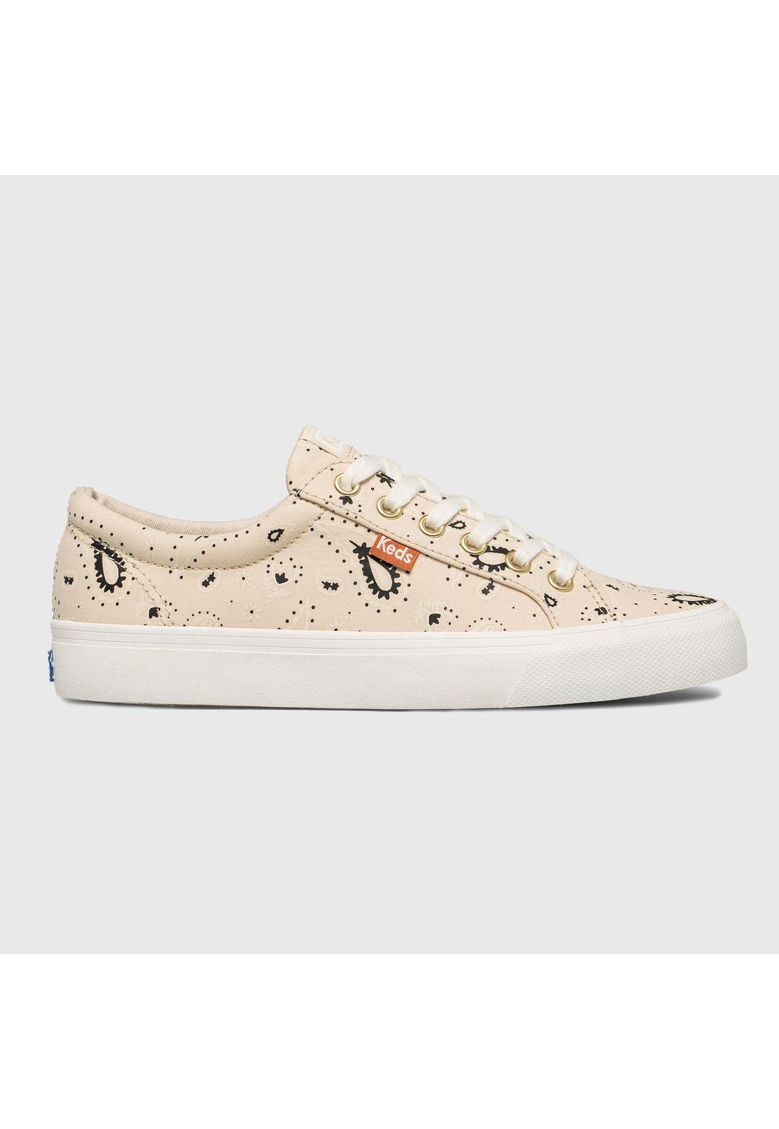 Zapatilla Mujer Jump Kick Bandana Crema-0