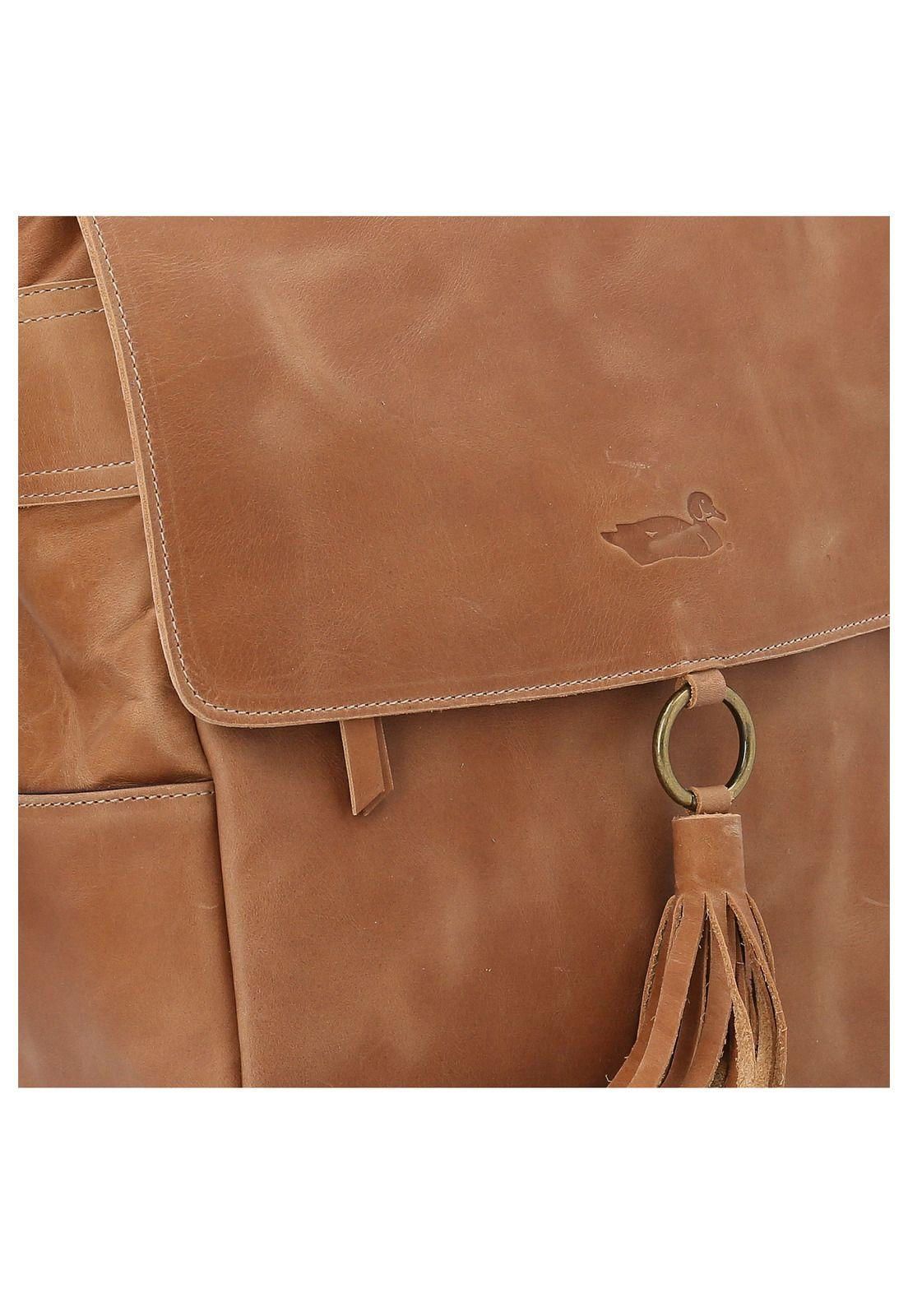 Cartera Cuero Mujer Pam Cross Café-3