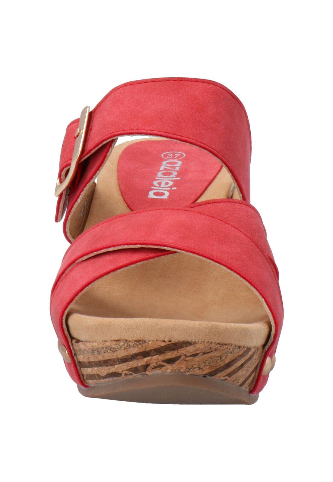 Sandalia Mujer Billa Rojo-2