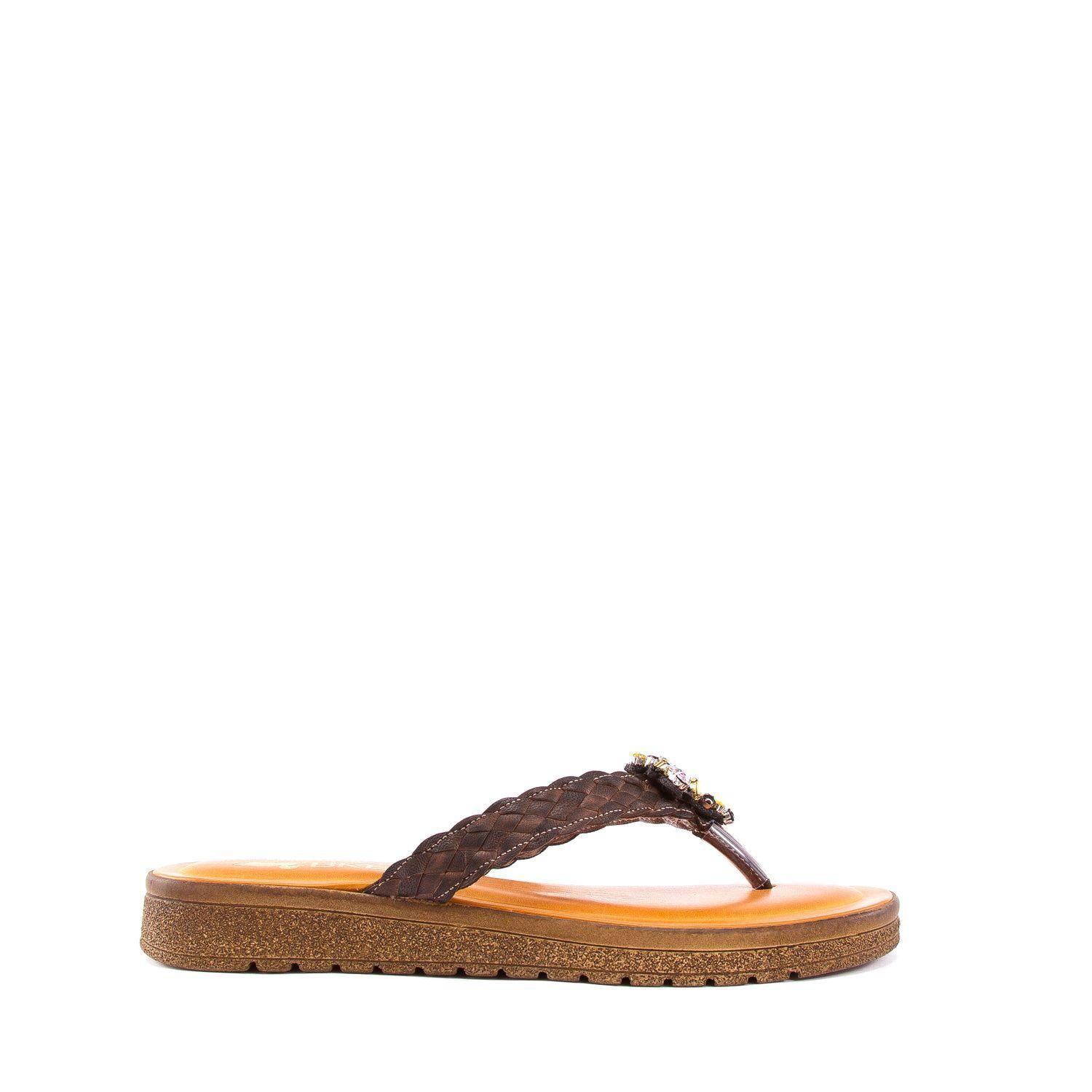 Sandalia  Montezuma Casual Chocolate-0