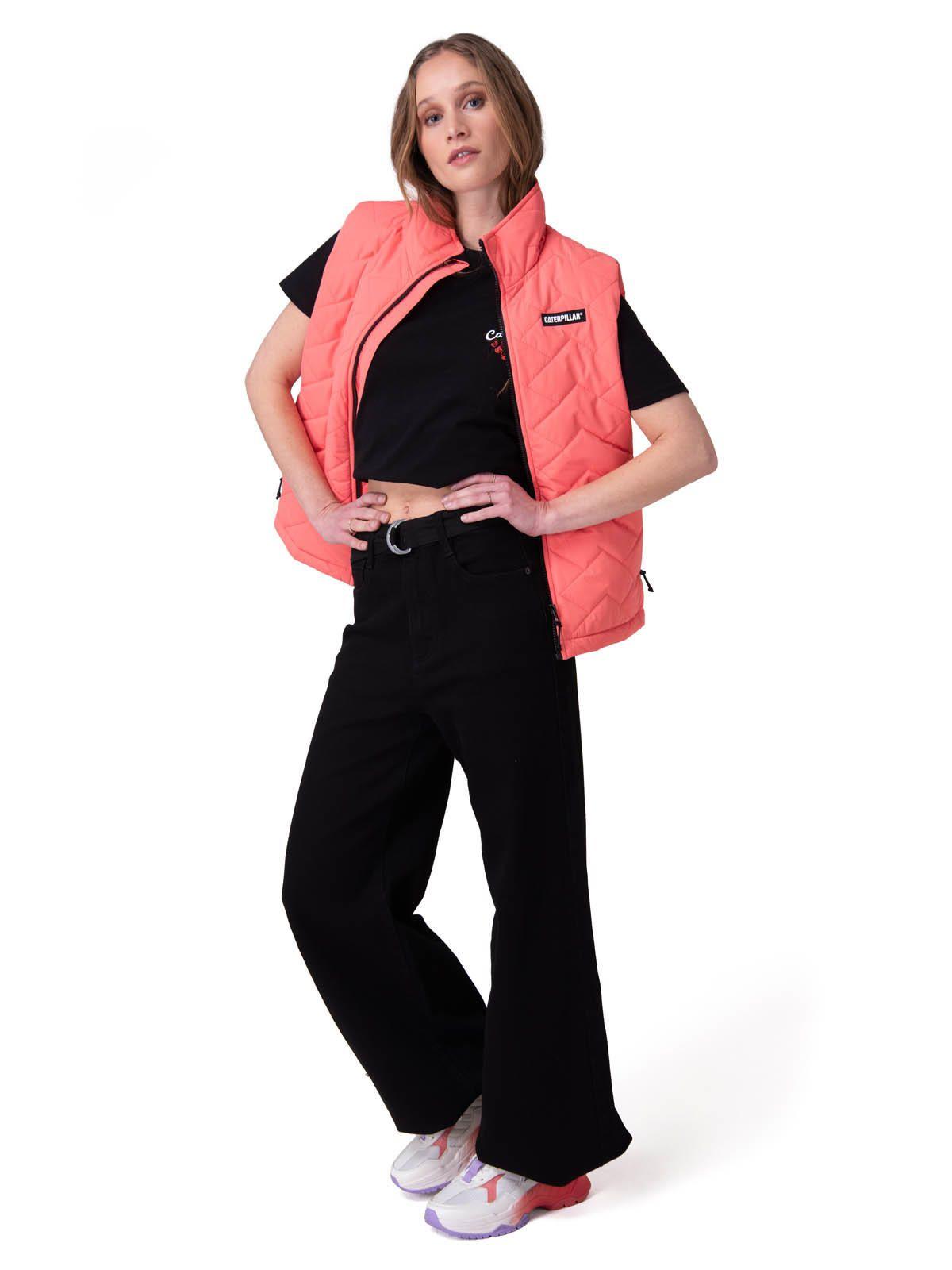 Chaqueta Sin Mangas Mujer W Mediumweight Insul Rosado-4