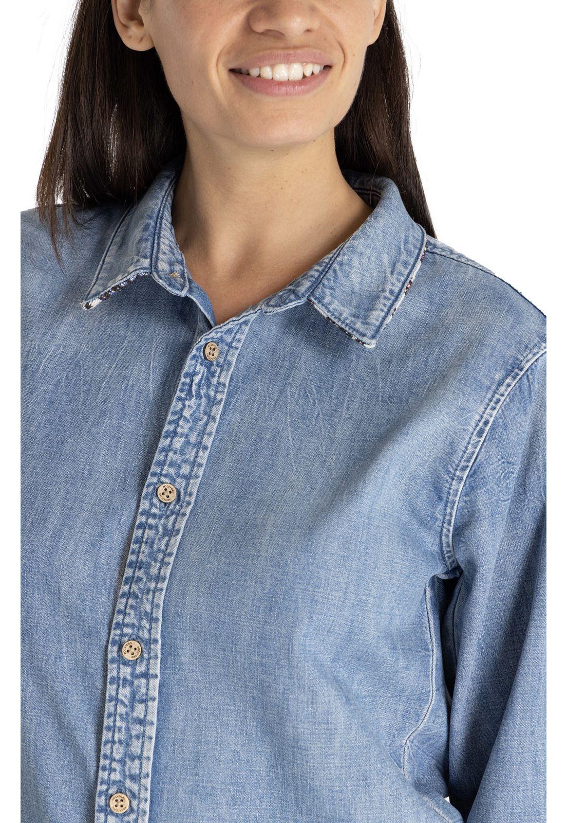 Blusa M/L Mujer Cali Azul-6