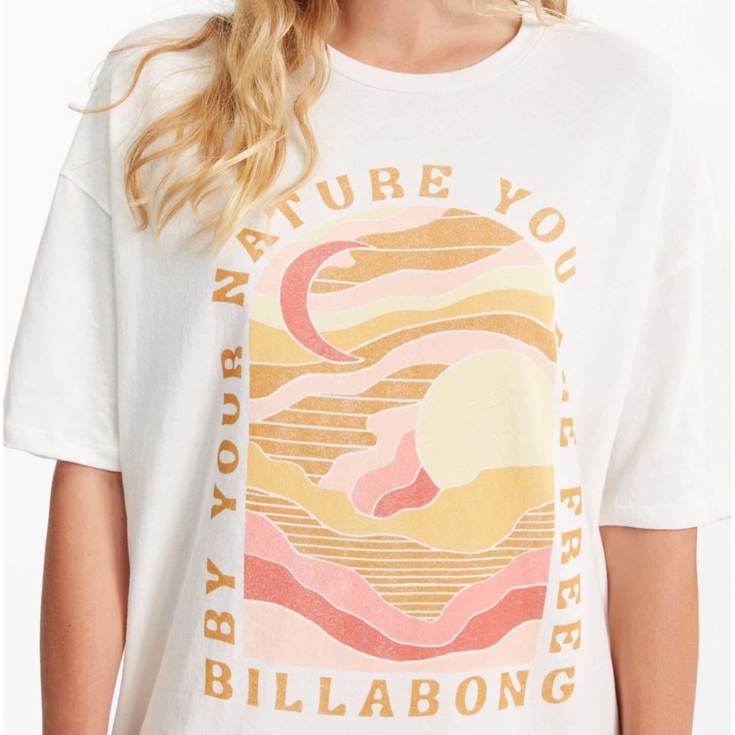 Polera M/C Mujer Nature Is Free Blanco-4