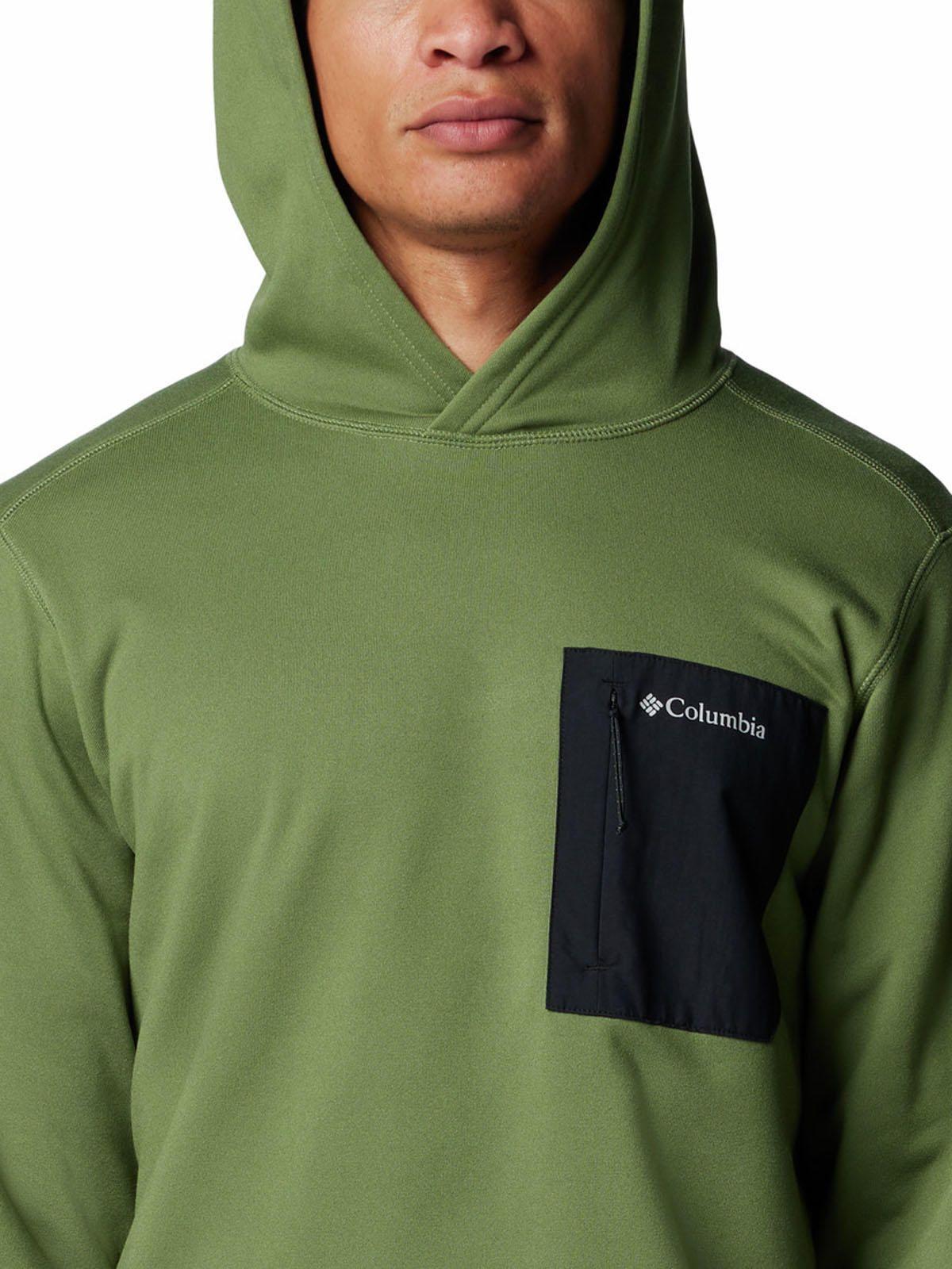 Polar Hombre Hike Hooded Fleece Verde-3