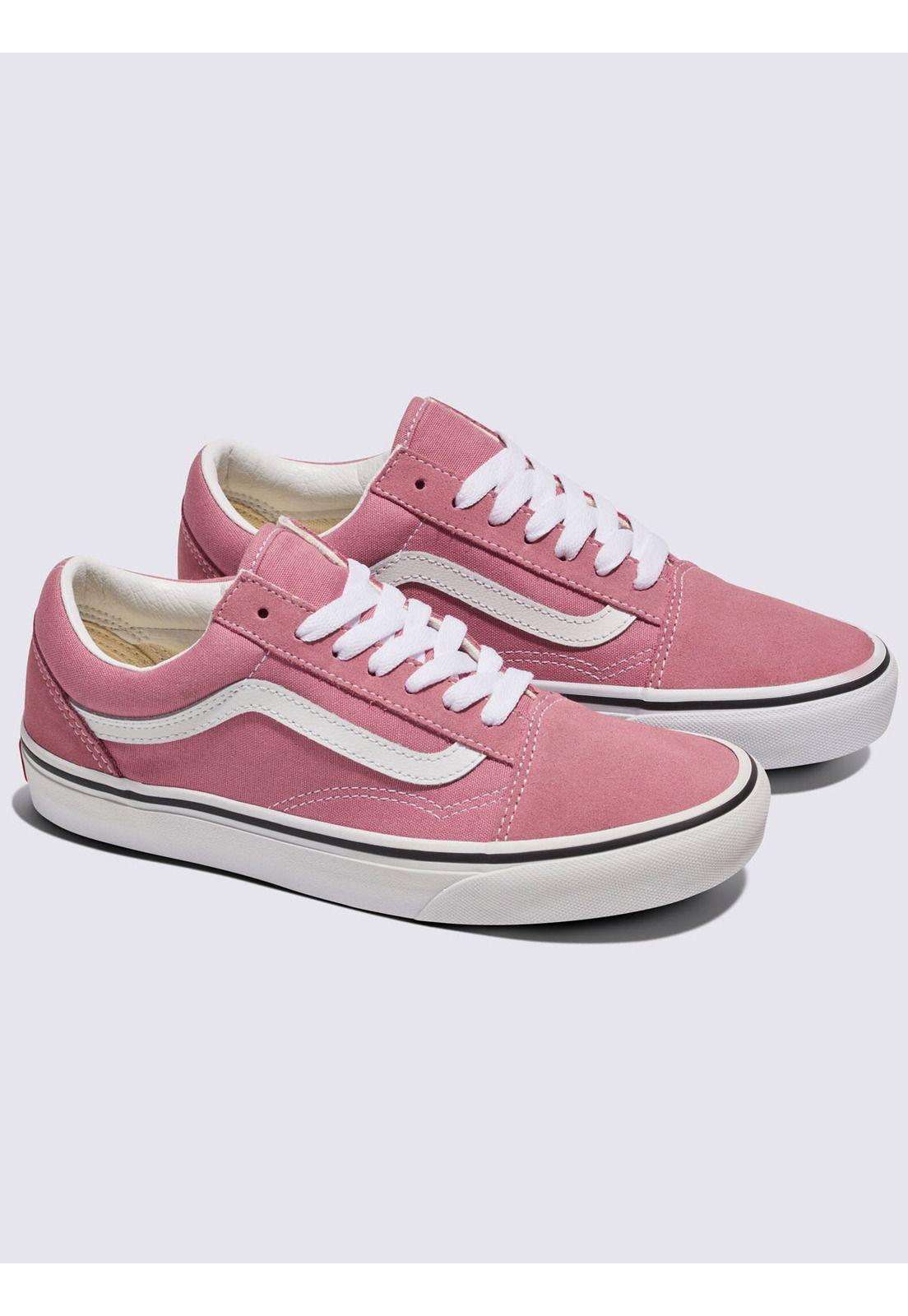 Zapatilla Urbana Mujer Old Skool Rosa-0