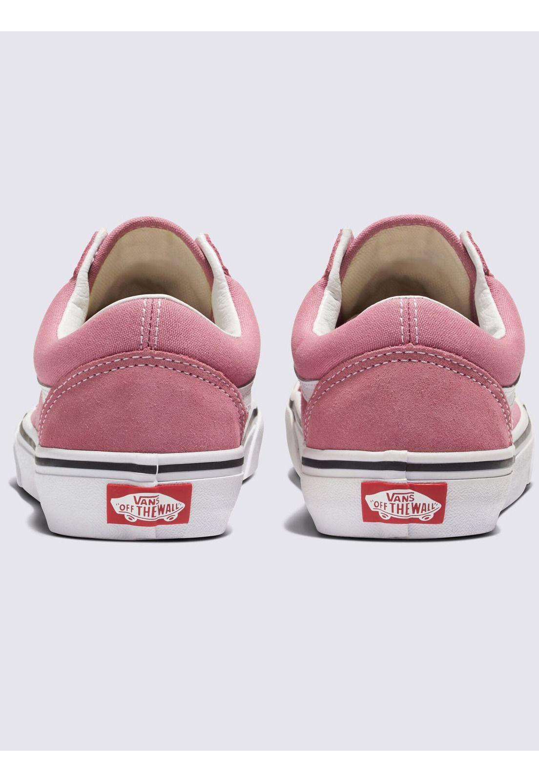 Zapatilla Urbana Mujer Old Skool Rosa-4
