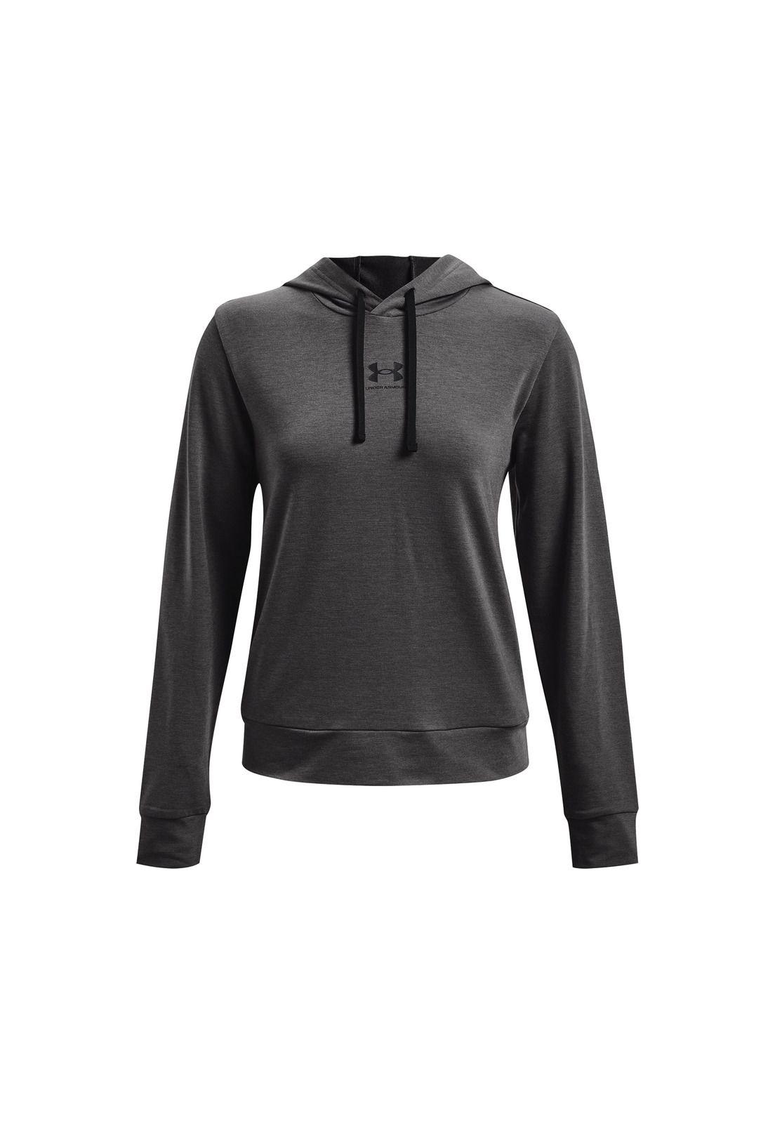 Polerón Mujer Rival Terry Hoodie-G Gris-0