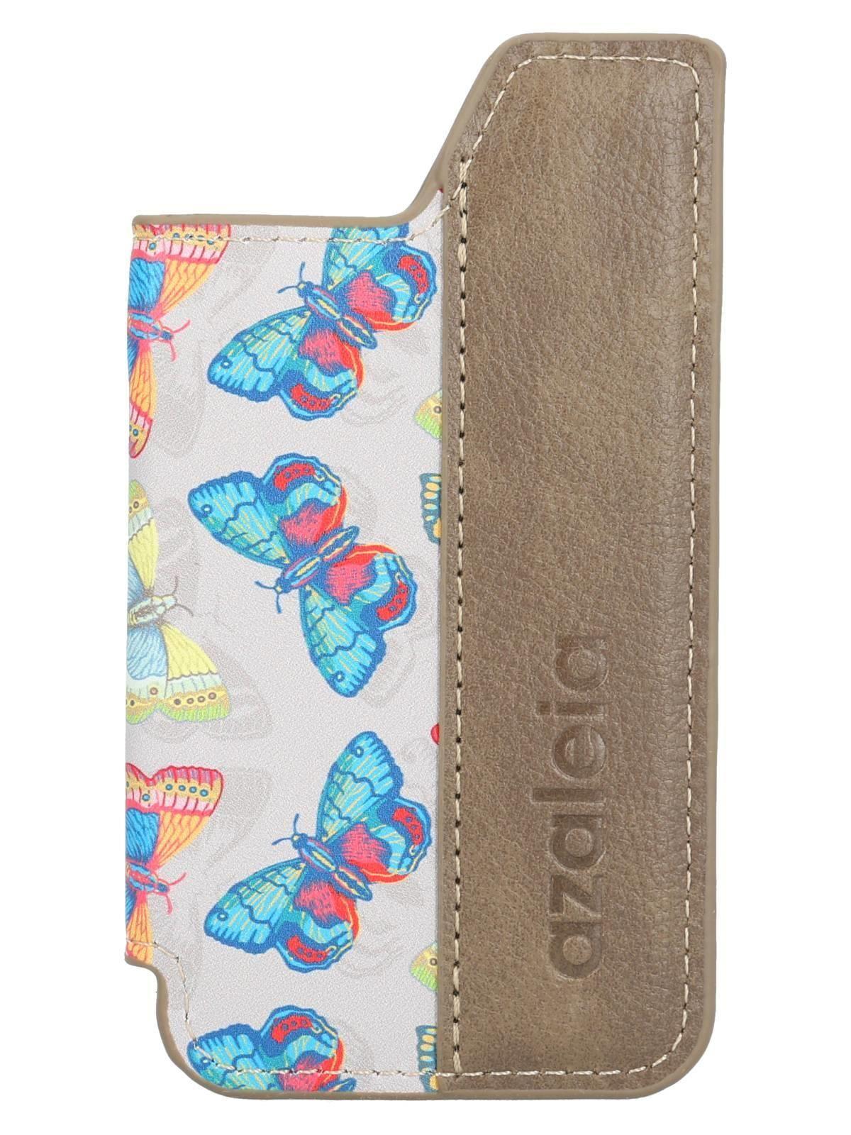 Tarjetero  Phone Card Butfly Mujer Café-0