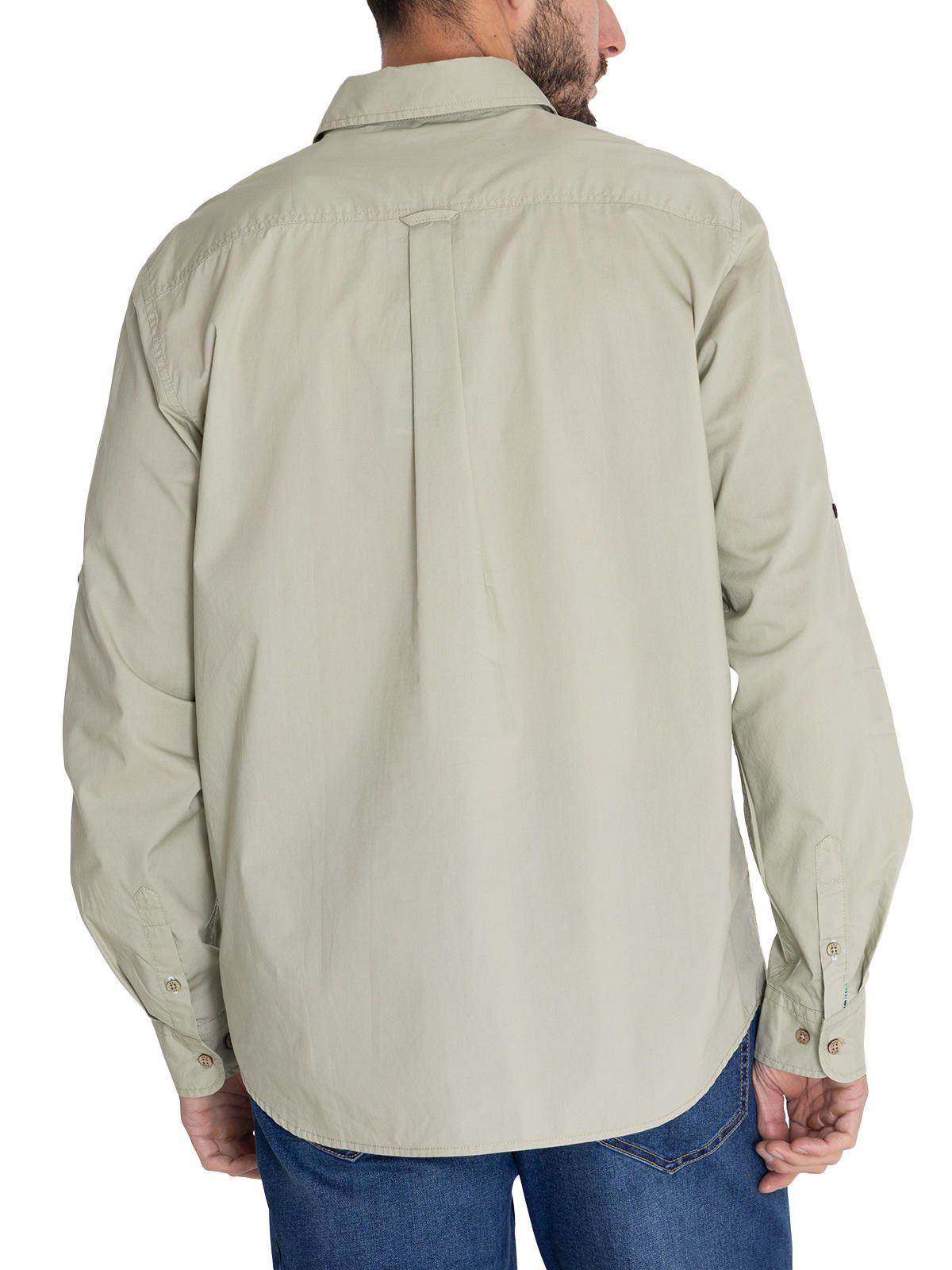 Camisa Algodón Orgánico Verde Galiton Hombre -7