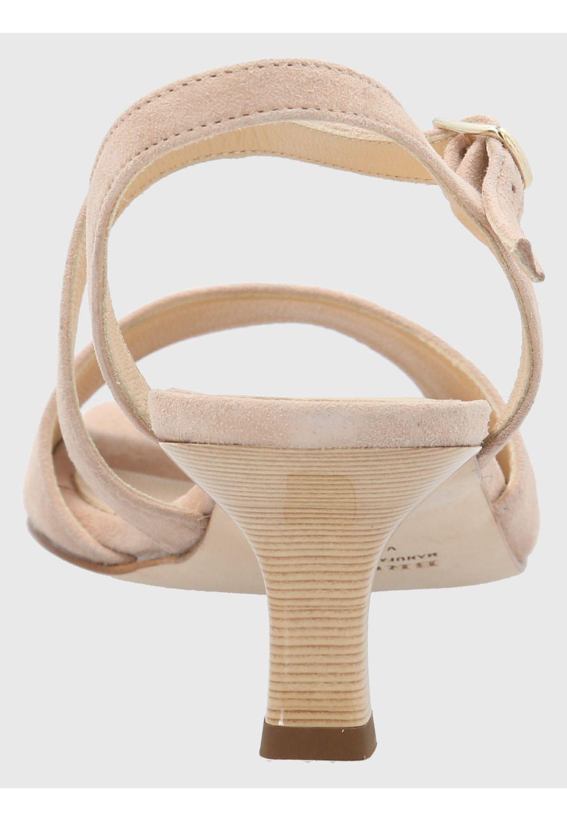 Zapato Cuero Beige Mujer Greta -6