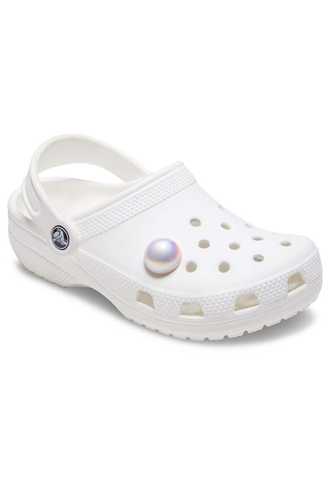 Jibbitz Crocs Perla Iridiscente Blanco-1