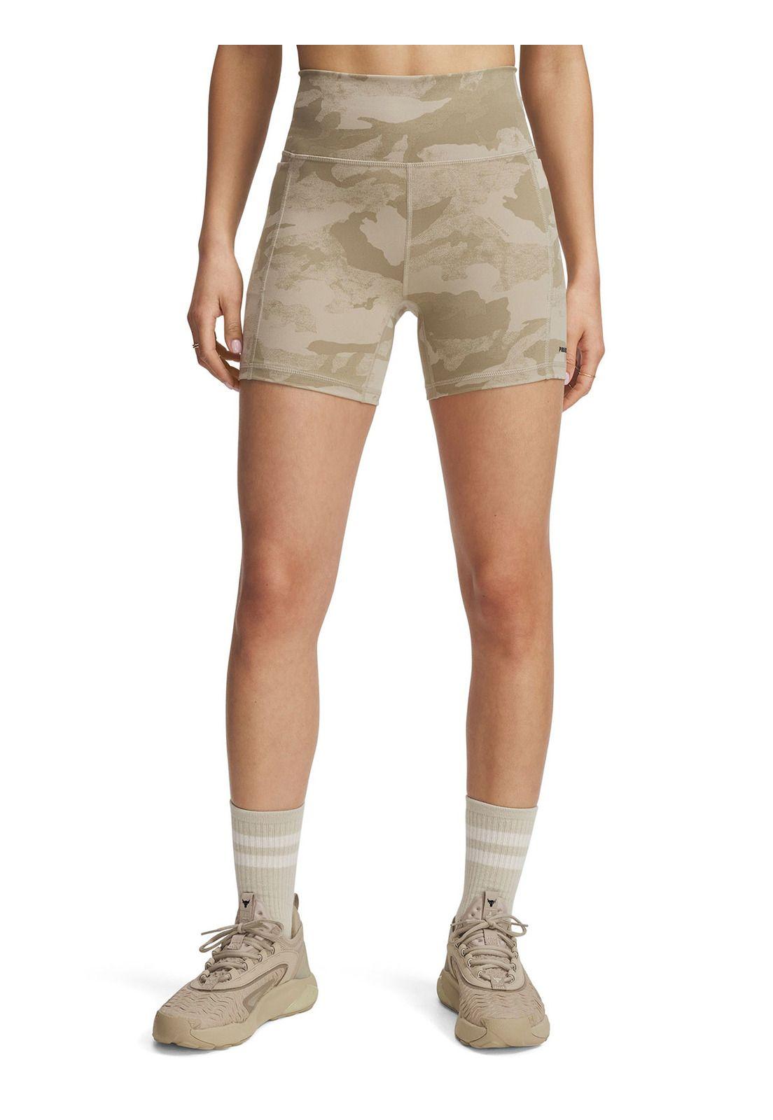 Calza Ua Project Rock Middy Café Para Mujer-0