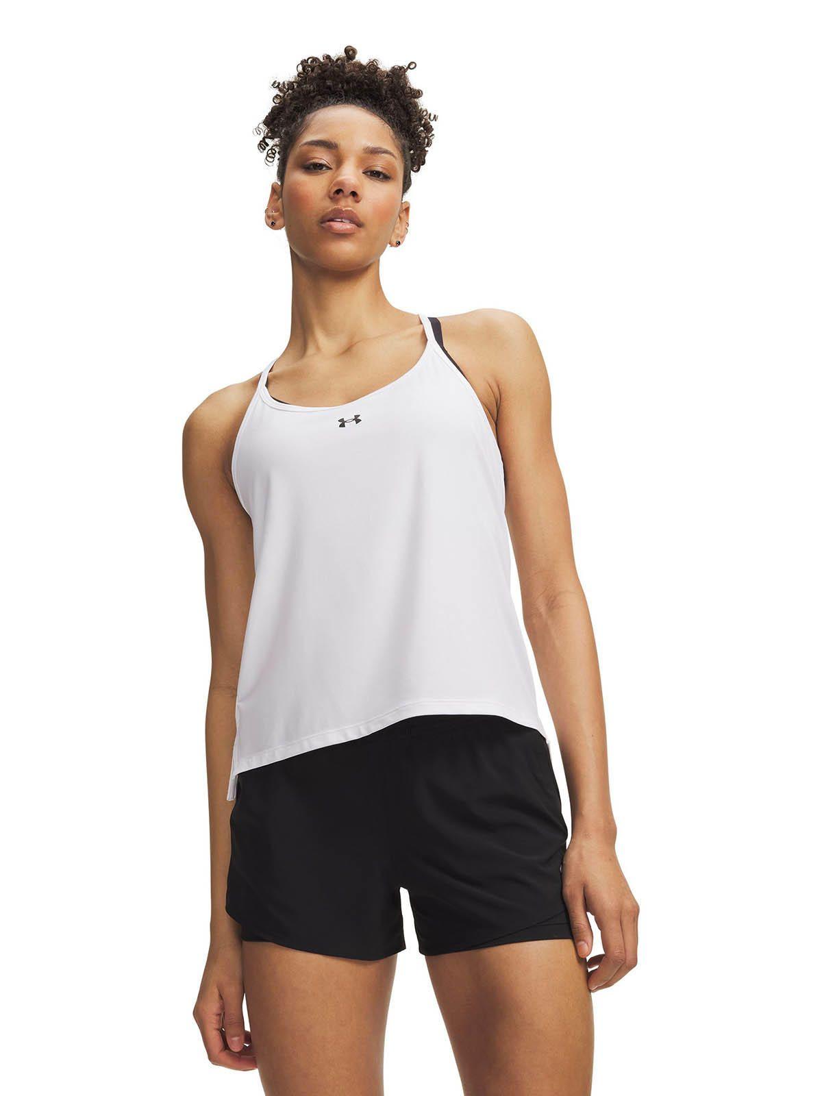Polera S/M UA Vanish Tank Blanco Mujer-0