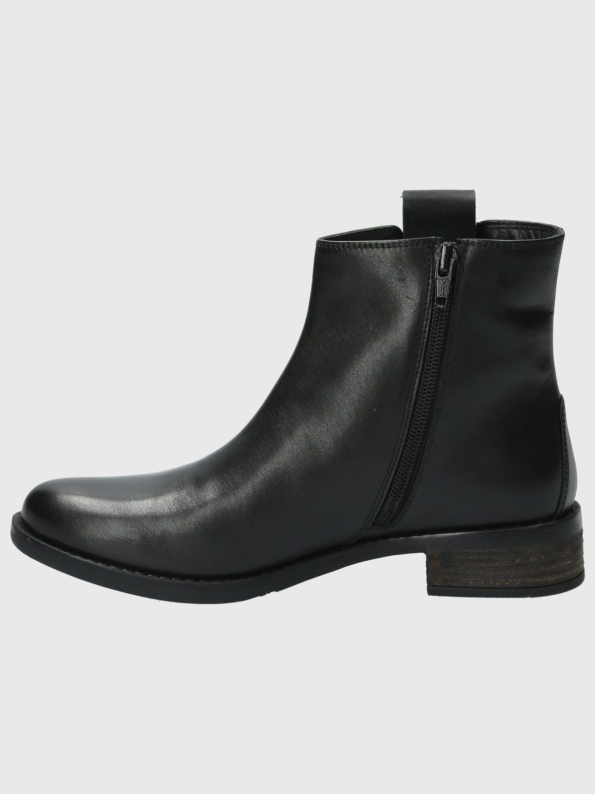 Botin Cuero Mujer Elder Negro-5