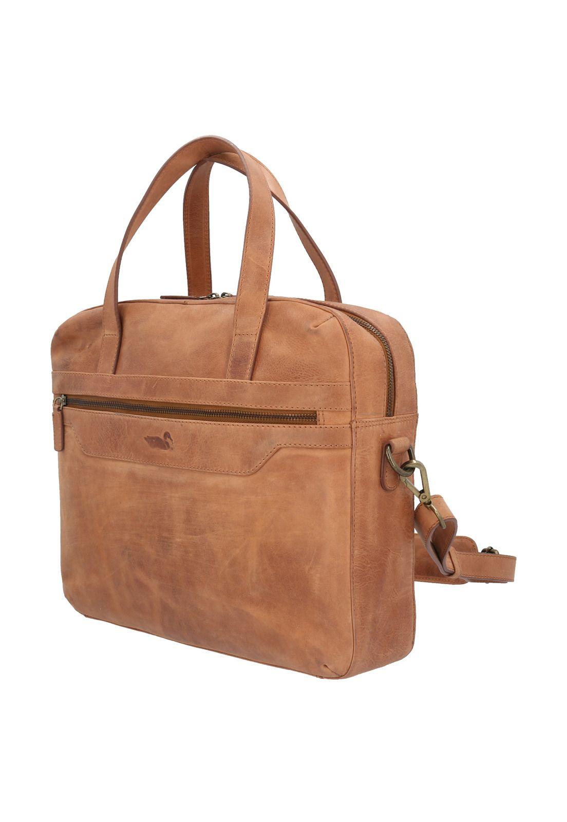 Maletín Cuero Hombre Aq Zambeze Café-1