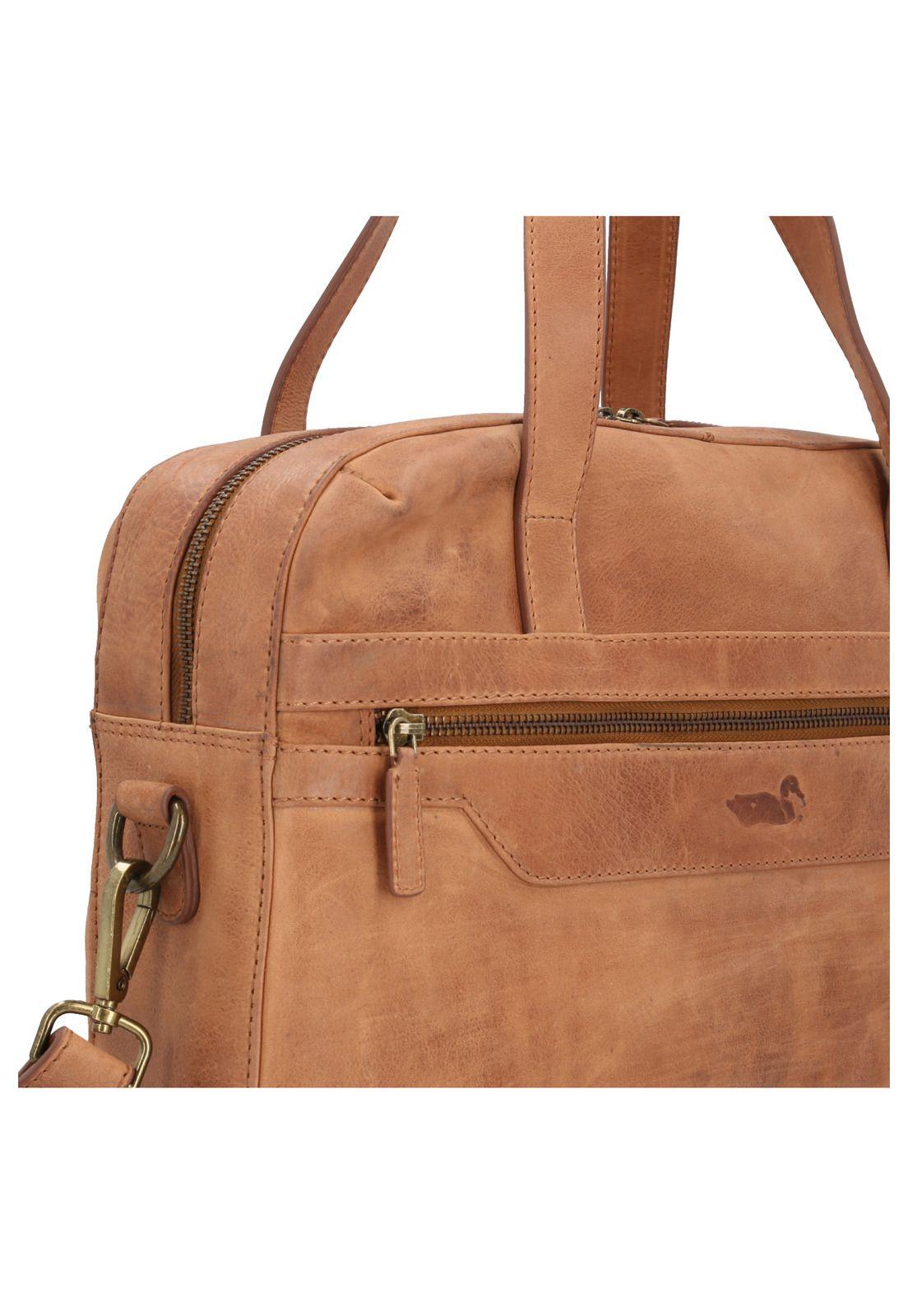 Maletín Cuero Hombre Aq Zambeze Café-3