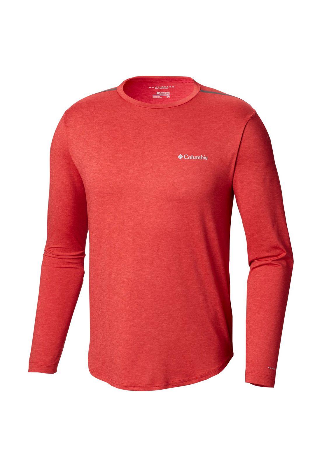 Polera M/L Tech Trail™ Ii Long Sleeve Crew Rojo-0
