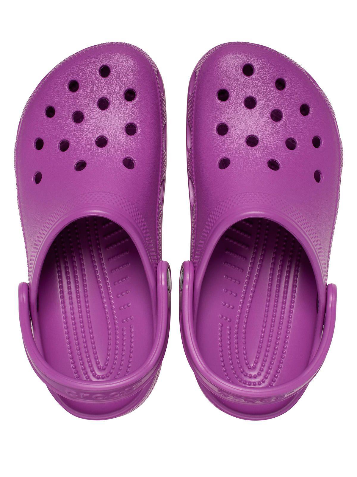 Zueco Crocs Mujer Classic Clog Fucsia-4