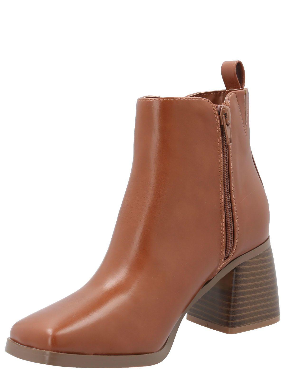 Botín Mujer Hula Cognac-4