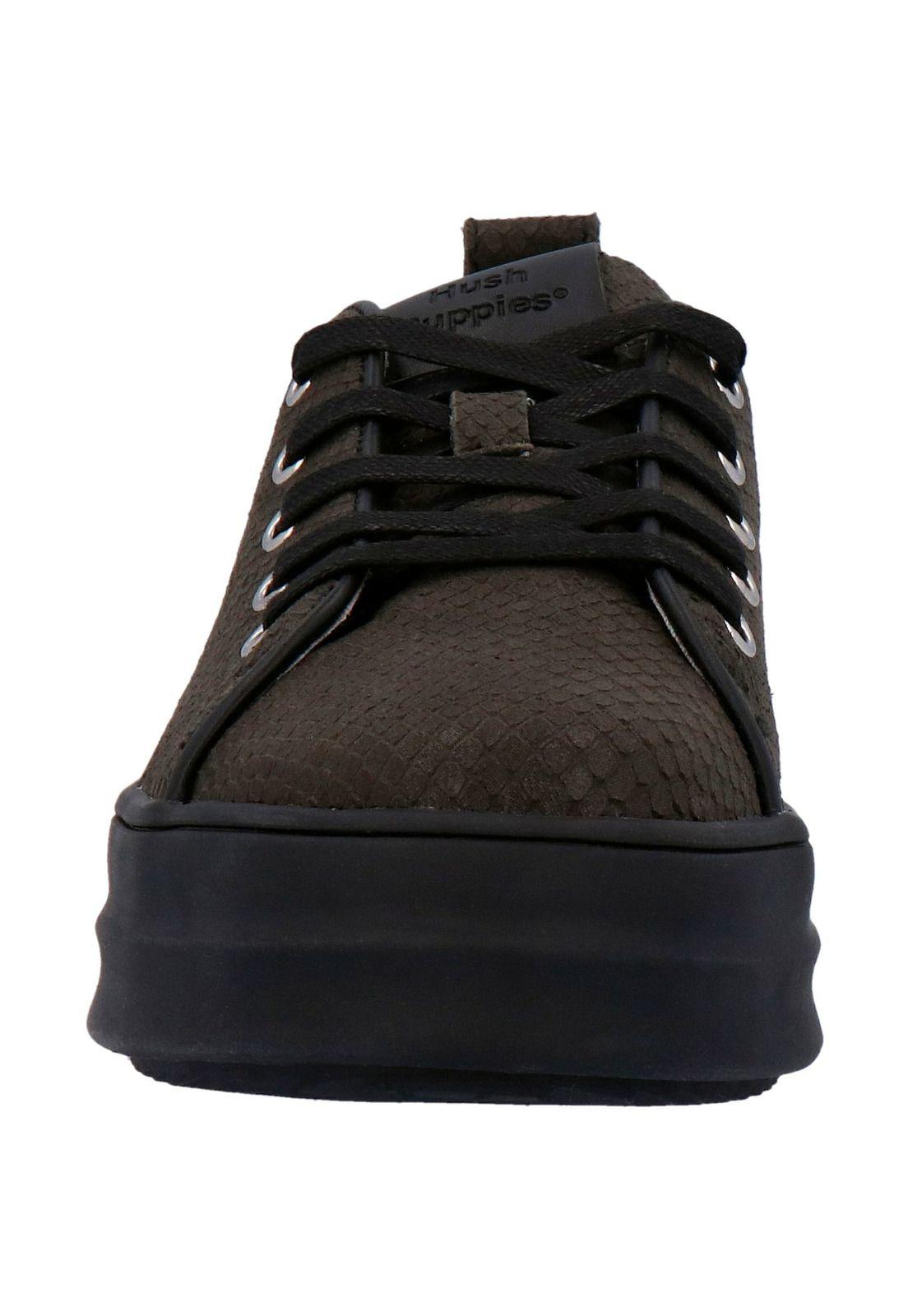 Zapatilla Mujer Cuero Holand 3 Negro-2
