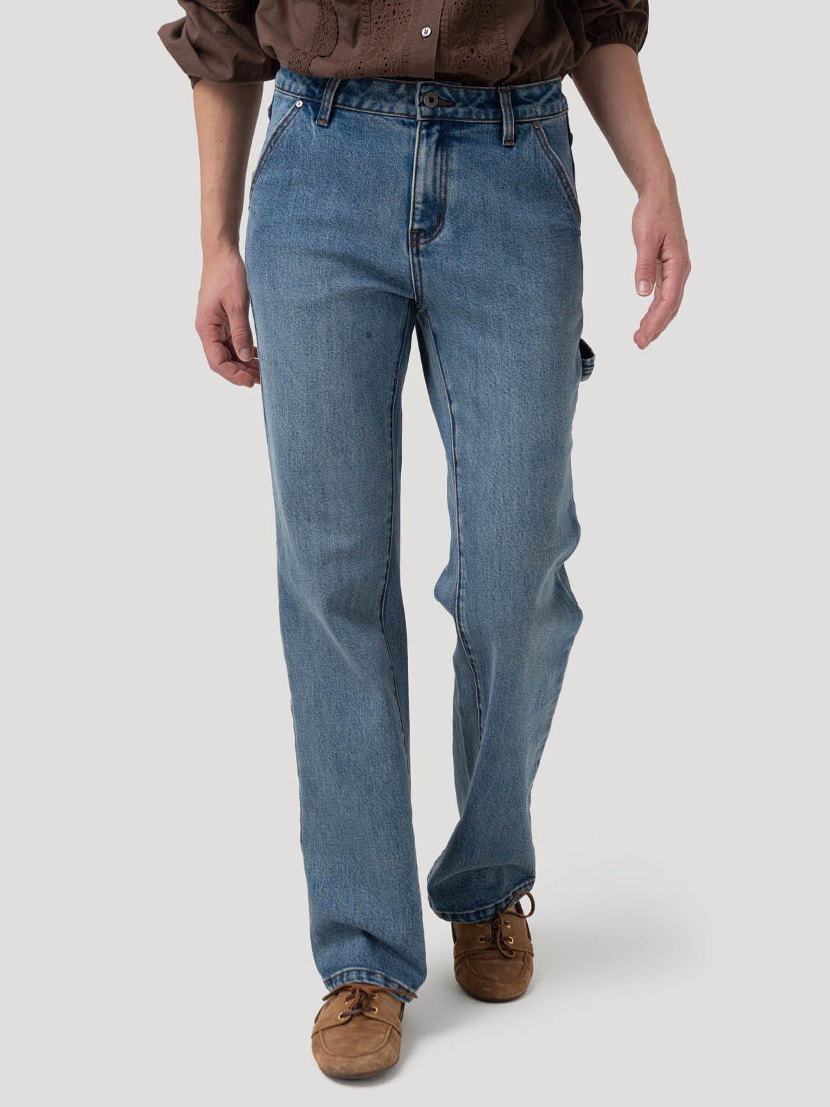 Jeans Algodón Reciclado Mujer Moon Azul-4