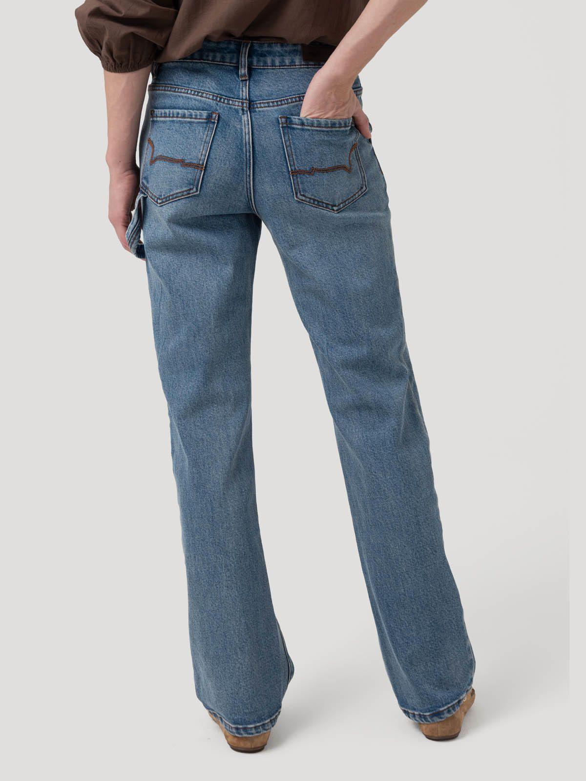 Jeans Algodón Reciclado Mujer Moon Azul-5