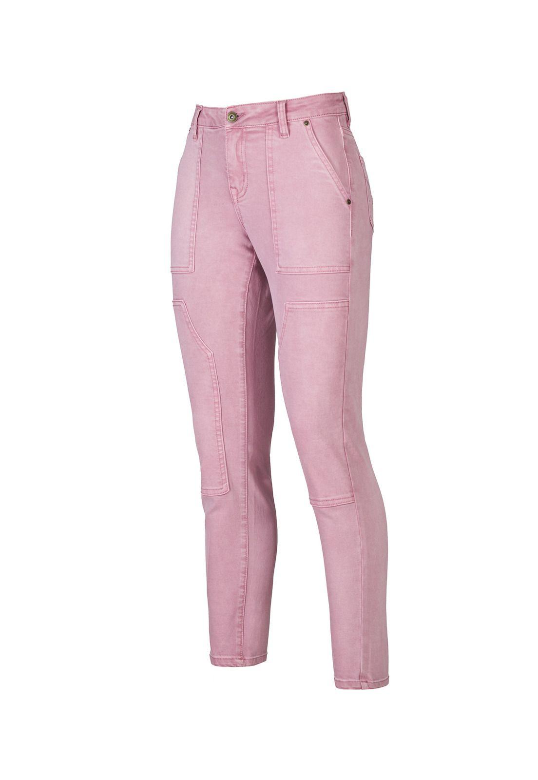 Pantalón Mujer Angel Rosado-0