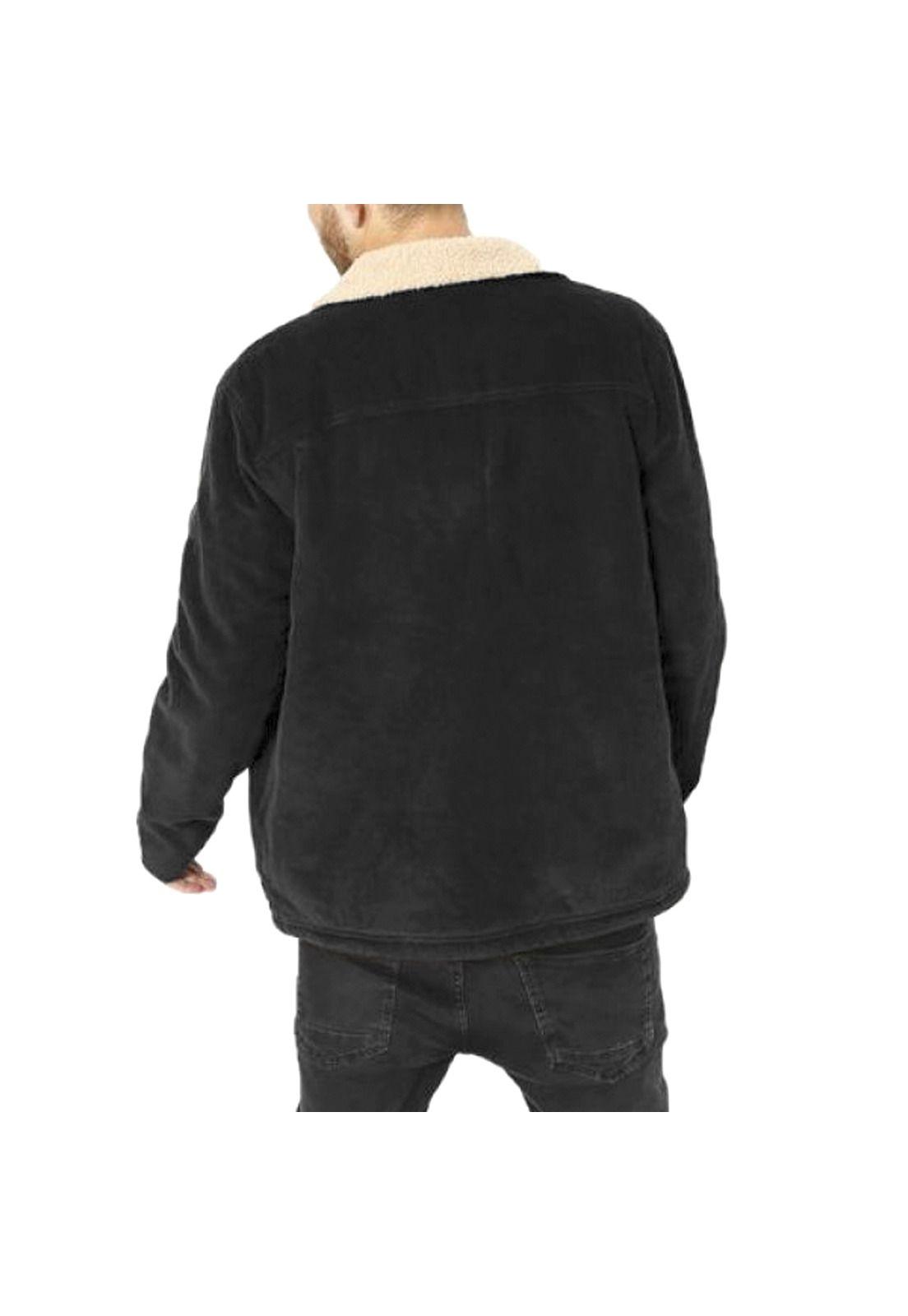 Chaqueta Murray Corduroy Negro Hombre Element-1