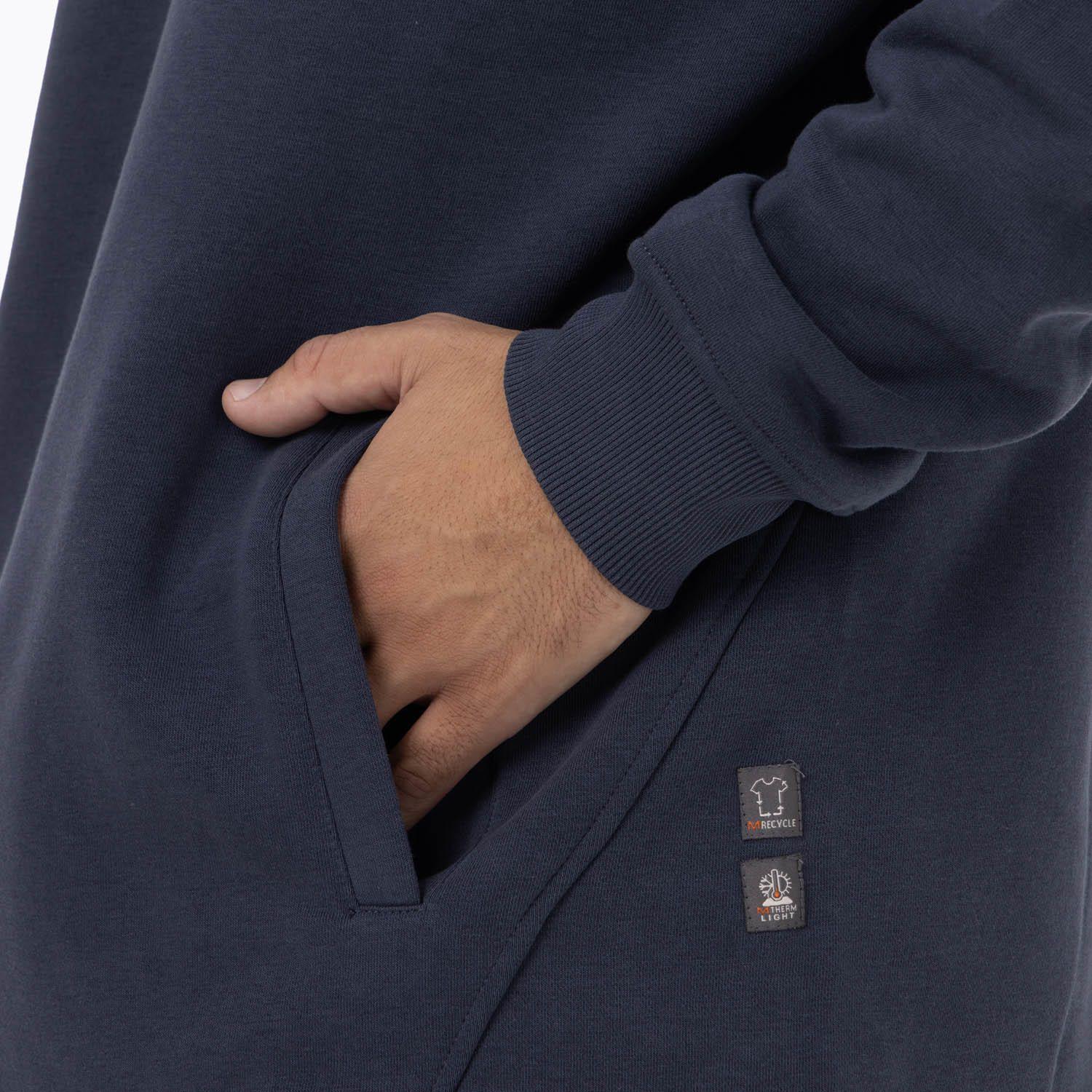 Polerón Hombre Lepais Zip Azul-5