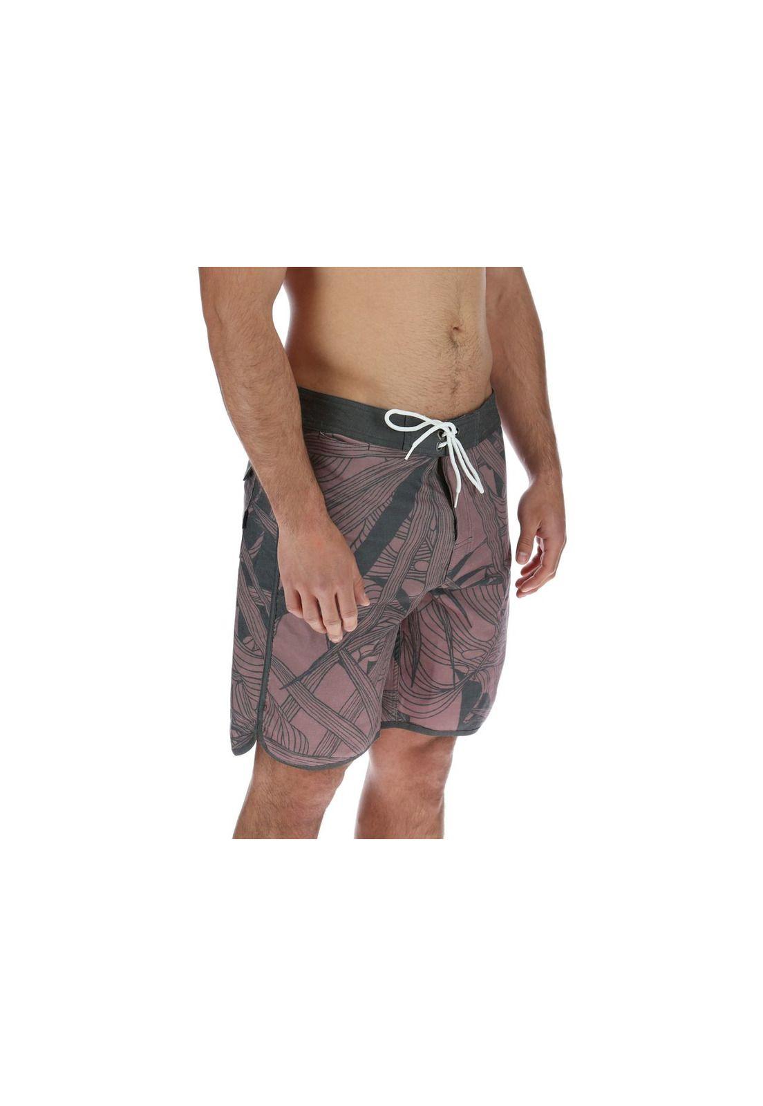 Traje De Baño  Hombre Boardshort Verde Claro-3